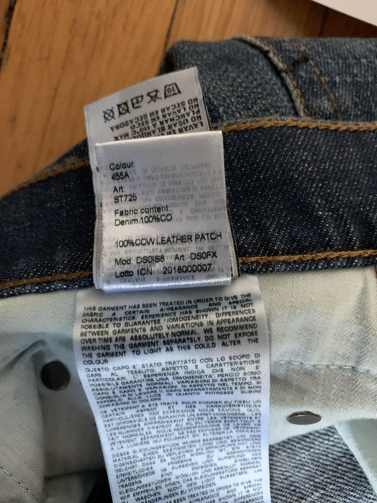 R13 $600+ Boy jeans, ripped, distressed, Italy, Japanese denim Size US 32 / EU 48 - 17 Thumbnail