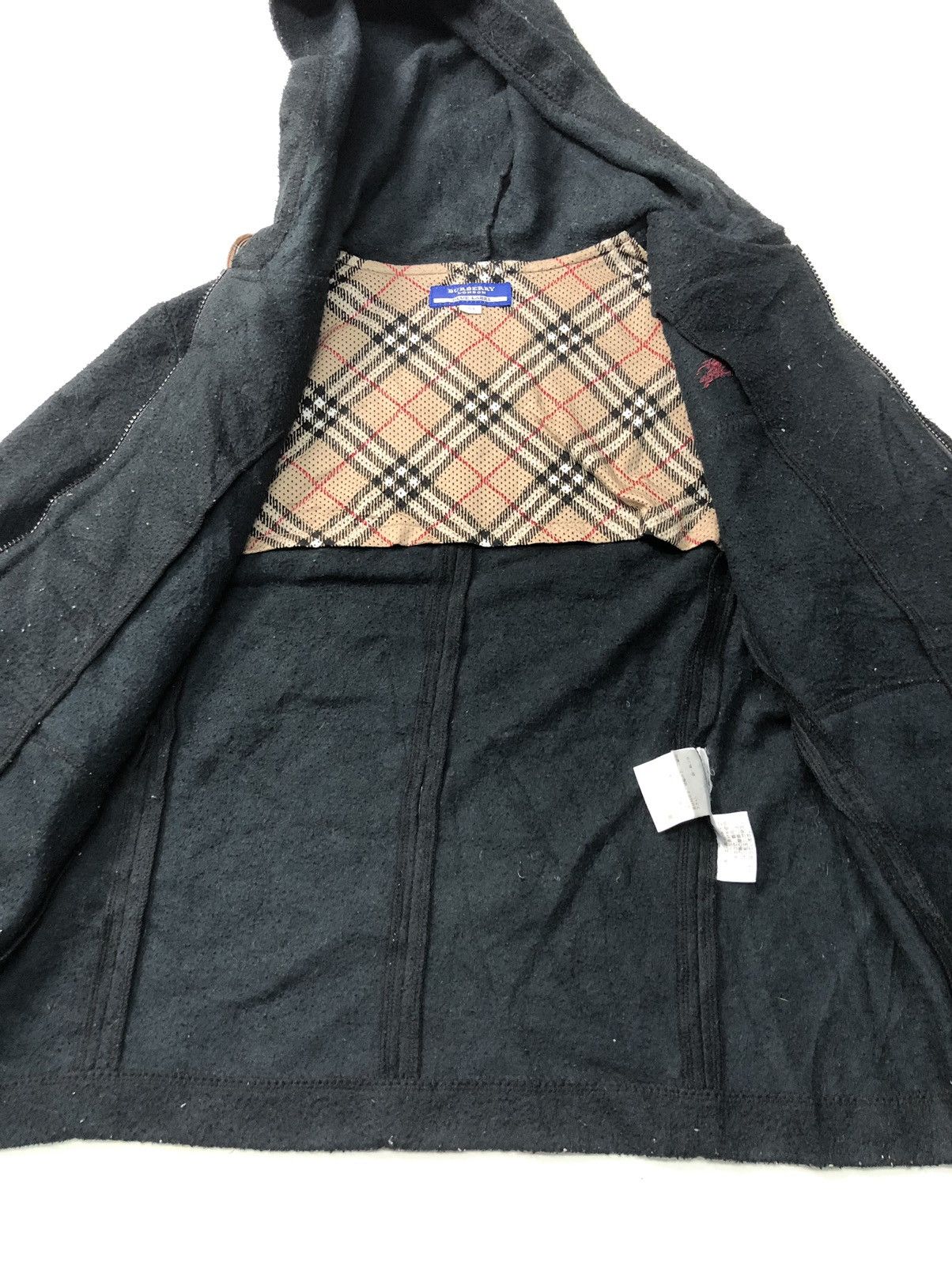 Burberry × Vintage VINTAGE BURBERRY LONDON BLUE LABEL FLEECE HOODIE Size US S / EU 44-46 / 1 - 4 Thumbnail