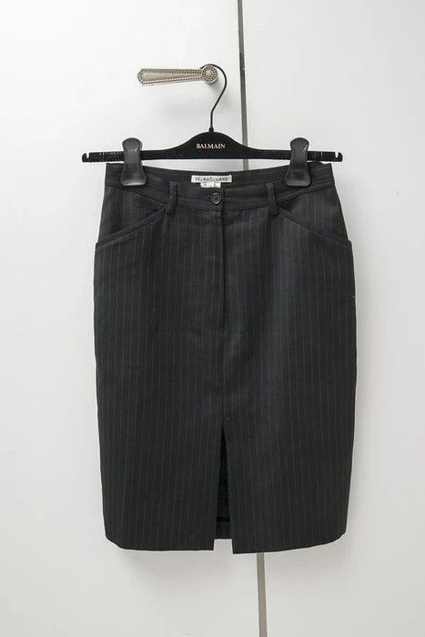 Helmut Lang 1992 pinstripe skirt Size 27" / US 4 / IT 40 - 1 Thumbnail