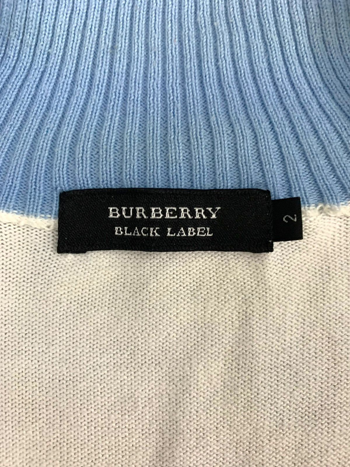 Black Label × Burberry Vintage 90s Japan Black Burberry Half Zipper Size US S / EU 44-46 / 1 - 8 Thumbnail