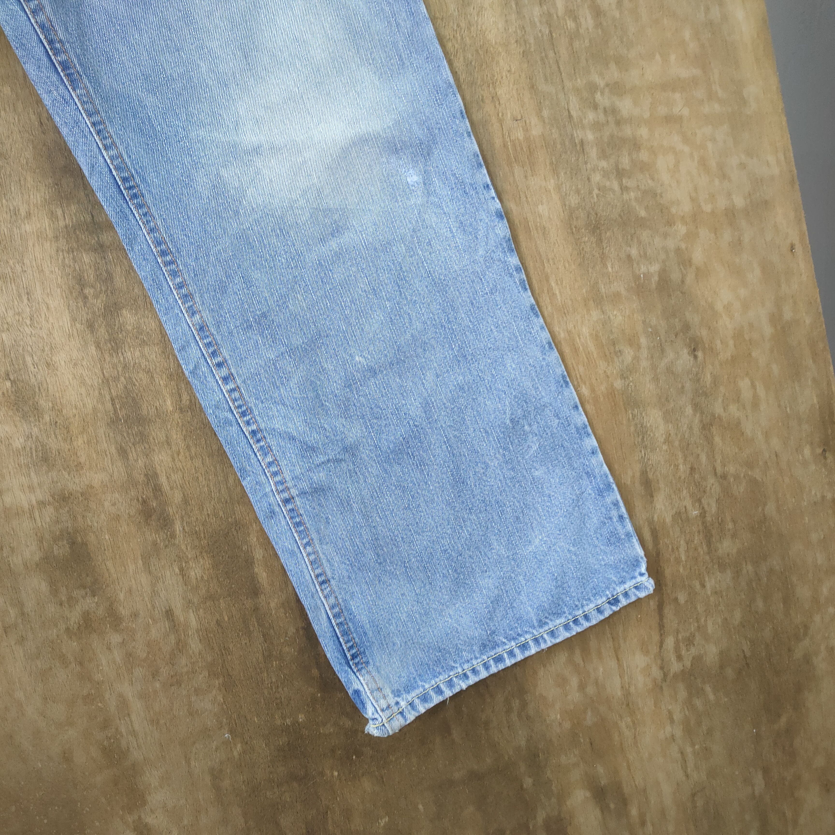 Abercrombie & Fitch × Vintage VINTAGE ABERCROMBIE LIGHT BLUE JEAN DENIM PANTS Size US 32 / EU 48 - 14 Thumbnail