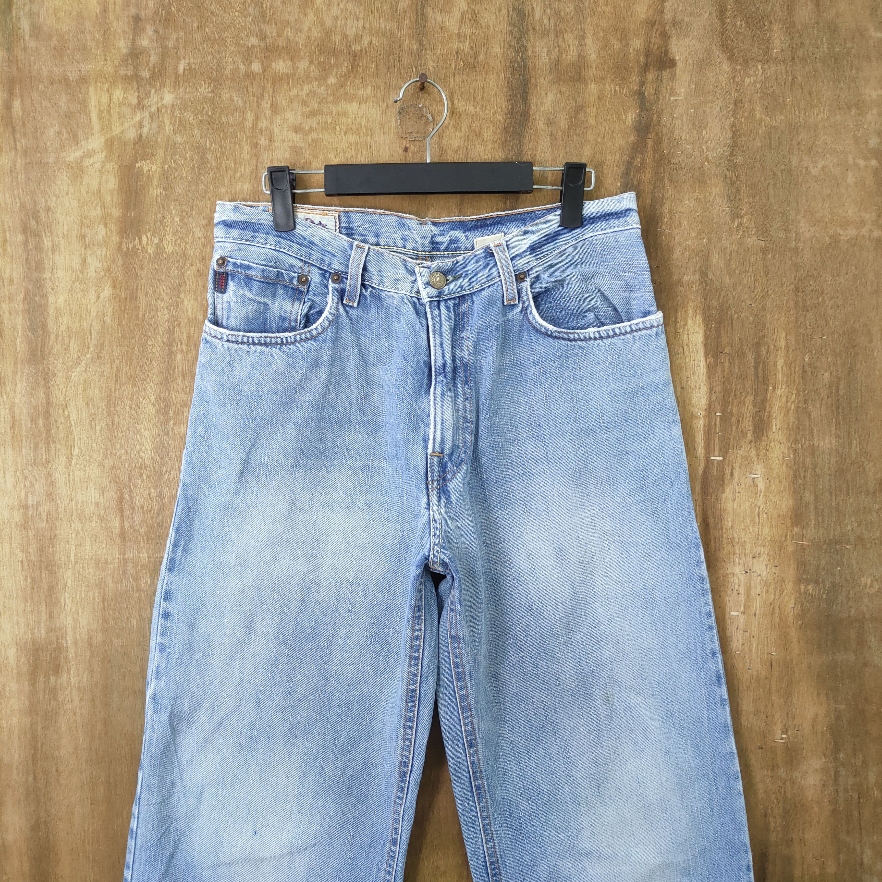 Abercrombie & Fitch × Vintage VINTAGE ABERCROMBIE LIGHT BLUE JEAN DENIM PANTS Size US 32 / EU 48 - 3 Thumbnail