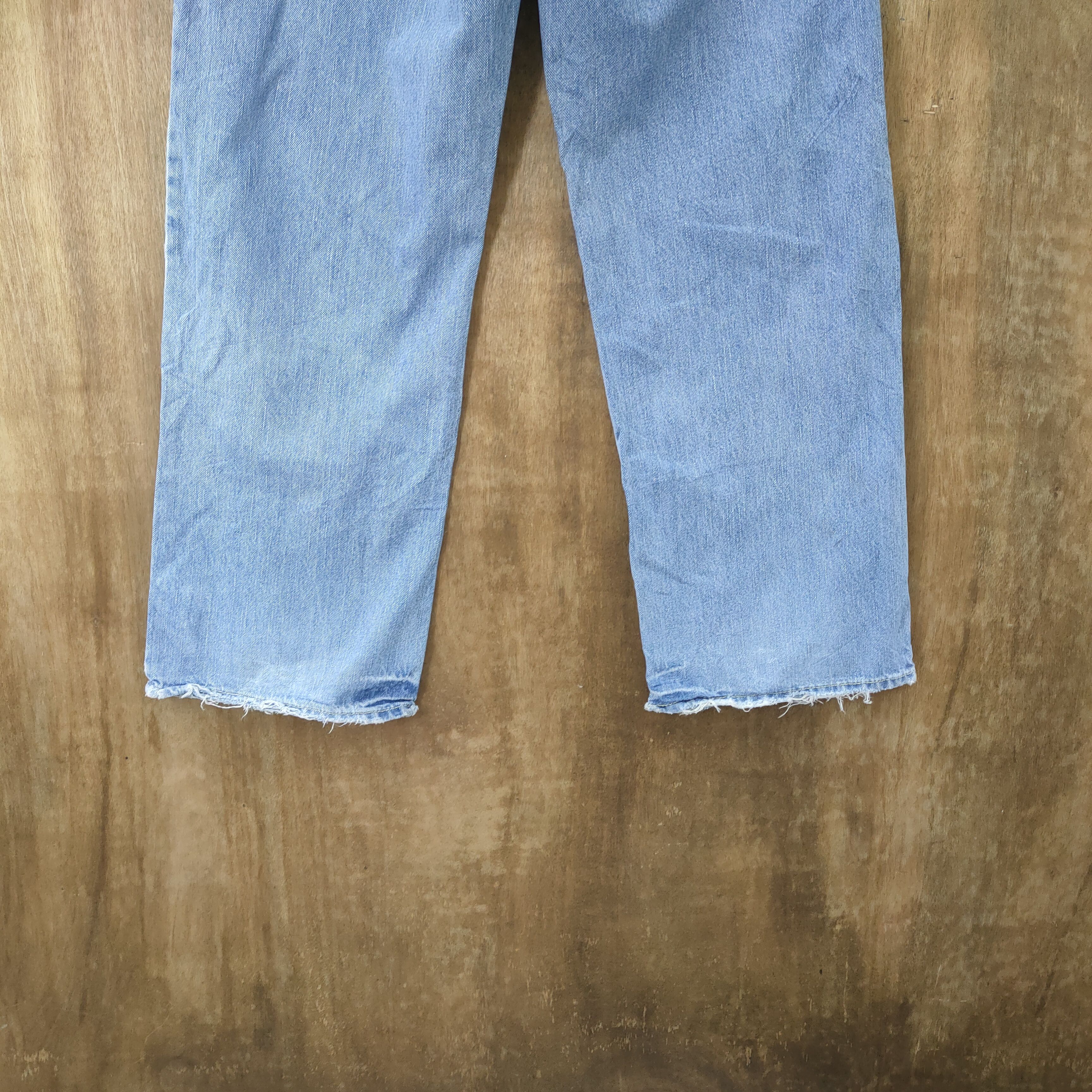 Abercrombie & Fitch × Vintage VINTAGE ABERCROMBIE LIGHT BLUE JEAN DENIM PANTS Size US 32 / EU 48 - 6 Thumbnail