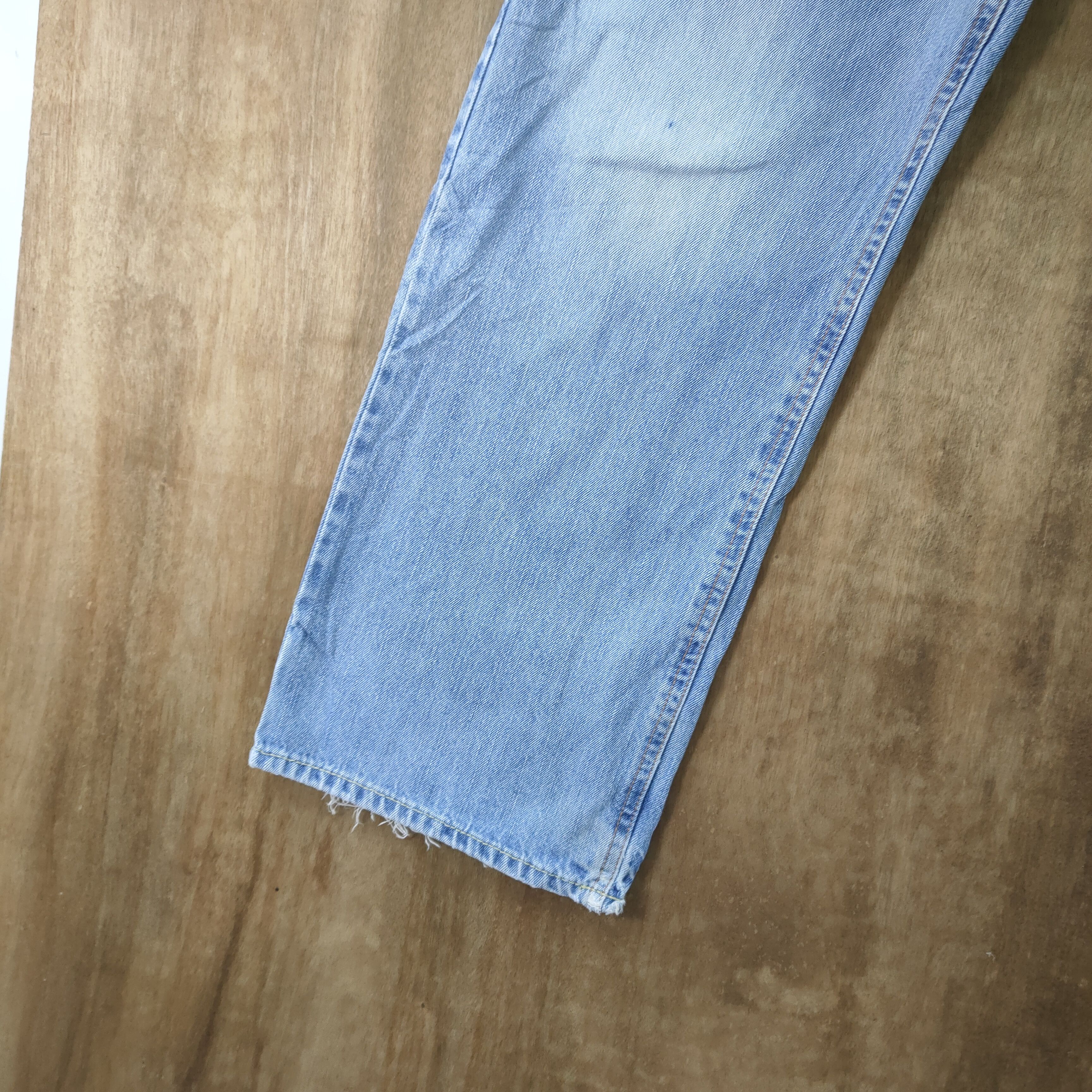 Abercrombie & Fitch × Vintage VINTAGE ABERCROMBIE LIGHT BLUE JEAN DENIM PANTS Size US 32 / EU 48 - 15 Thumbnail