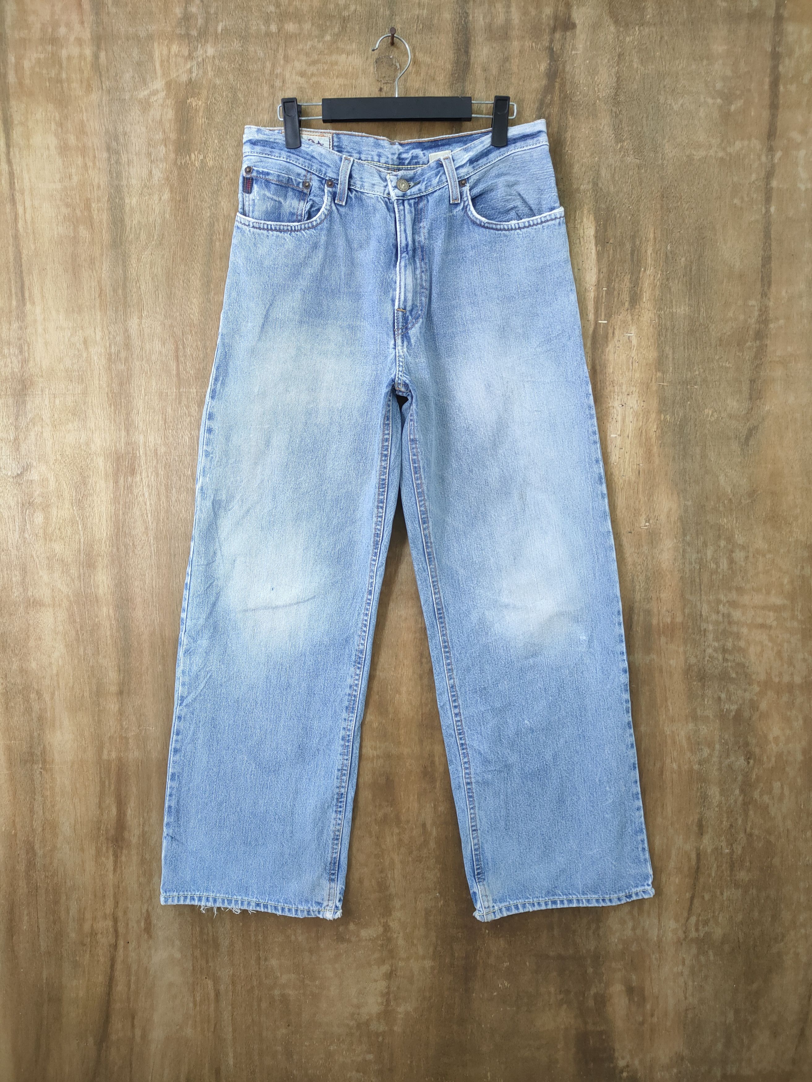 Abercrombie & Fitch × Vintage VINTAGE ABERCROMBIE LIGHT BLUE JEAN DENIM PANTS Size US 32 / EU 48 - 1 Thumbnail