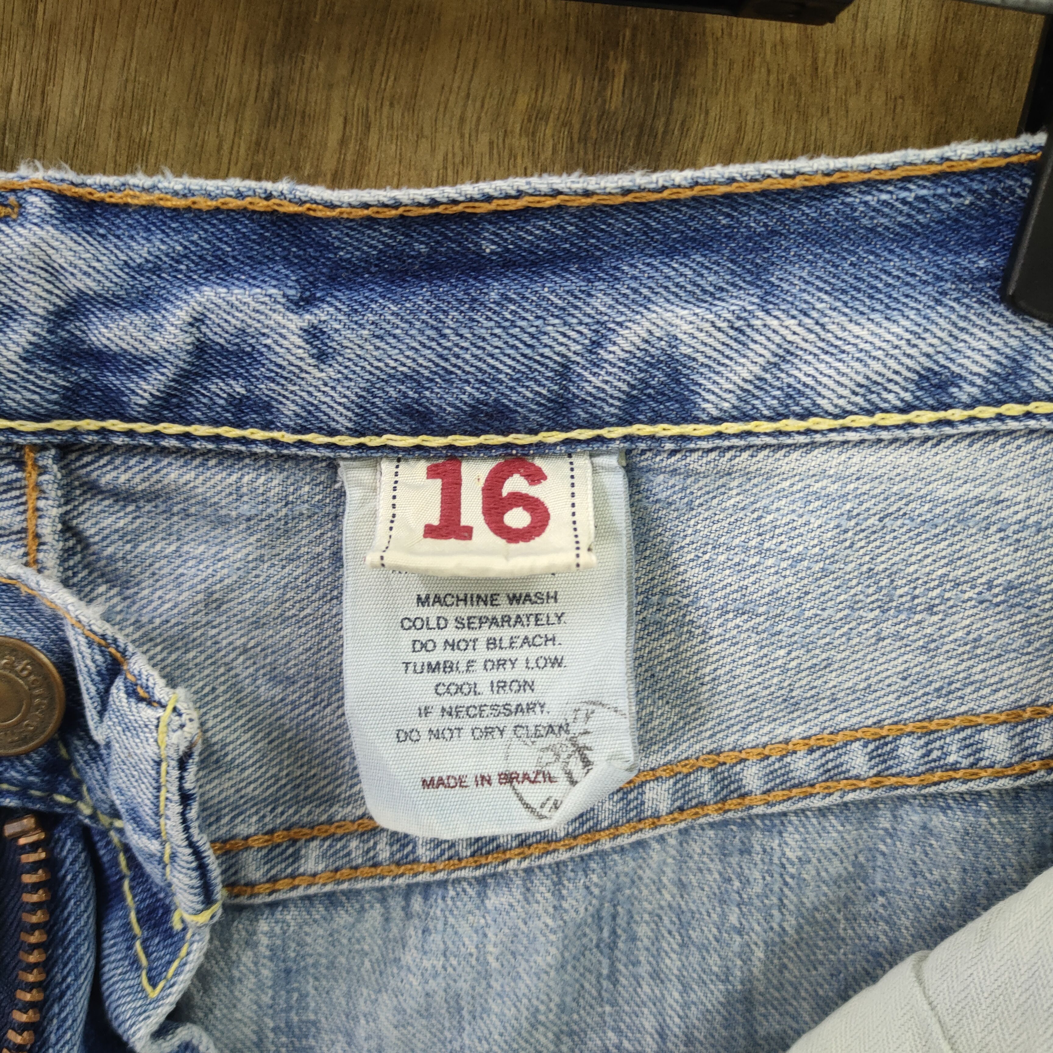 Abercrombie & Fitch × Vintage VINTAGE ABERCROMBIE LIGHT BLUE JEAN DENIM PANTS Size US 32 / EU 48 - 9 Thumbnail