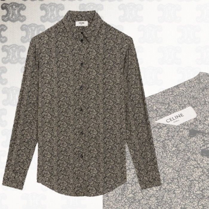 Celine × Hedi Slimane FW20 Floral Print Viscose Shirt sz38 Size US S / EU 44-46 / 1 - 10 Thumbnail