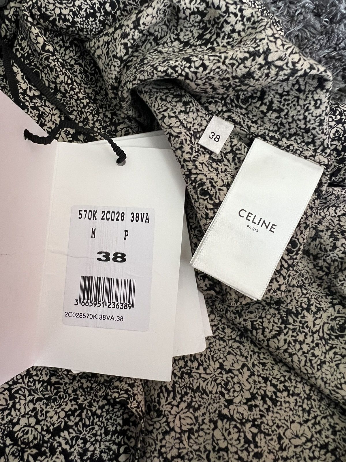 Celine × Hedi Slimane FW20 Floral Print Viscose Shirt sz38 Size US S / EU 44-46 / 1 - 8 Thumbnail