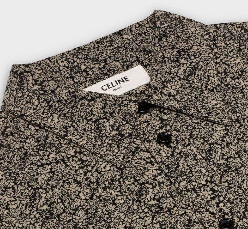 Celine × Hedi Slimane FW20 Floral Print Viscose Shirt sz38 Size US S / EU 44-46 / 1 - 12 Thumbnail