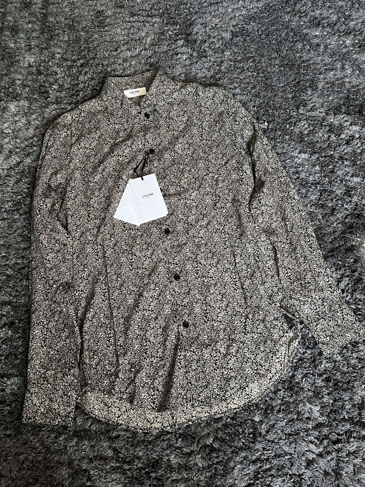 Celine × Hedi Slimane FW20 Floral Print Viscose Shirt sz38 Size US S / EU 44-46 / 1 - 2 Thumbnail