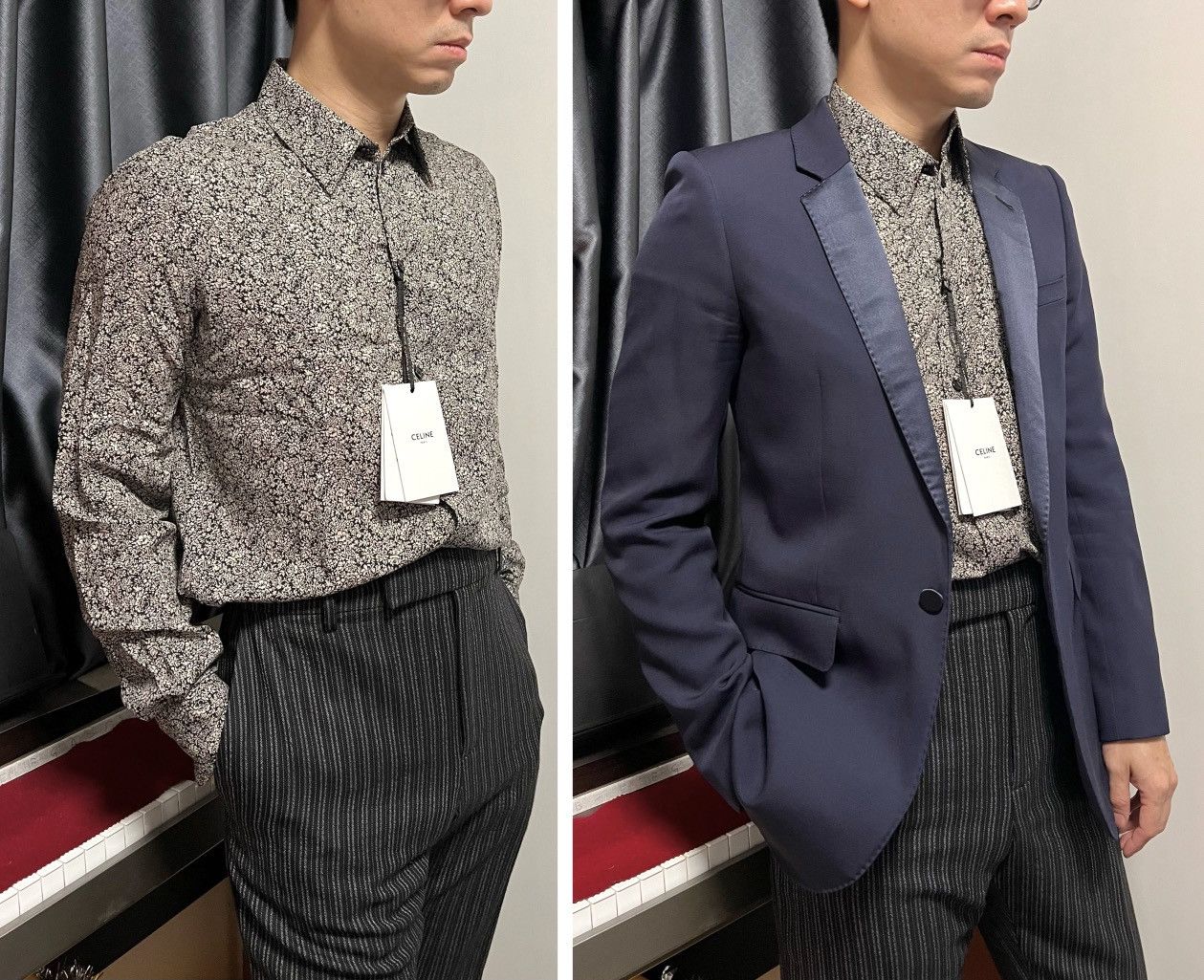 Celine × Hedi Slimane FW20 Floral Print Viscose Shirt sz38 Size US S / EU 44-46 / 1 - 9 Thumbnail