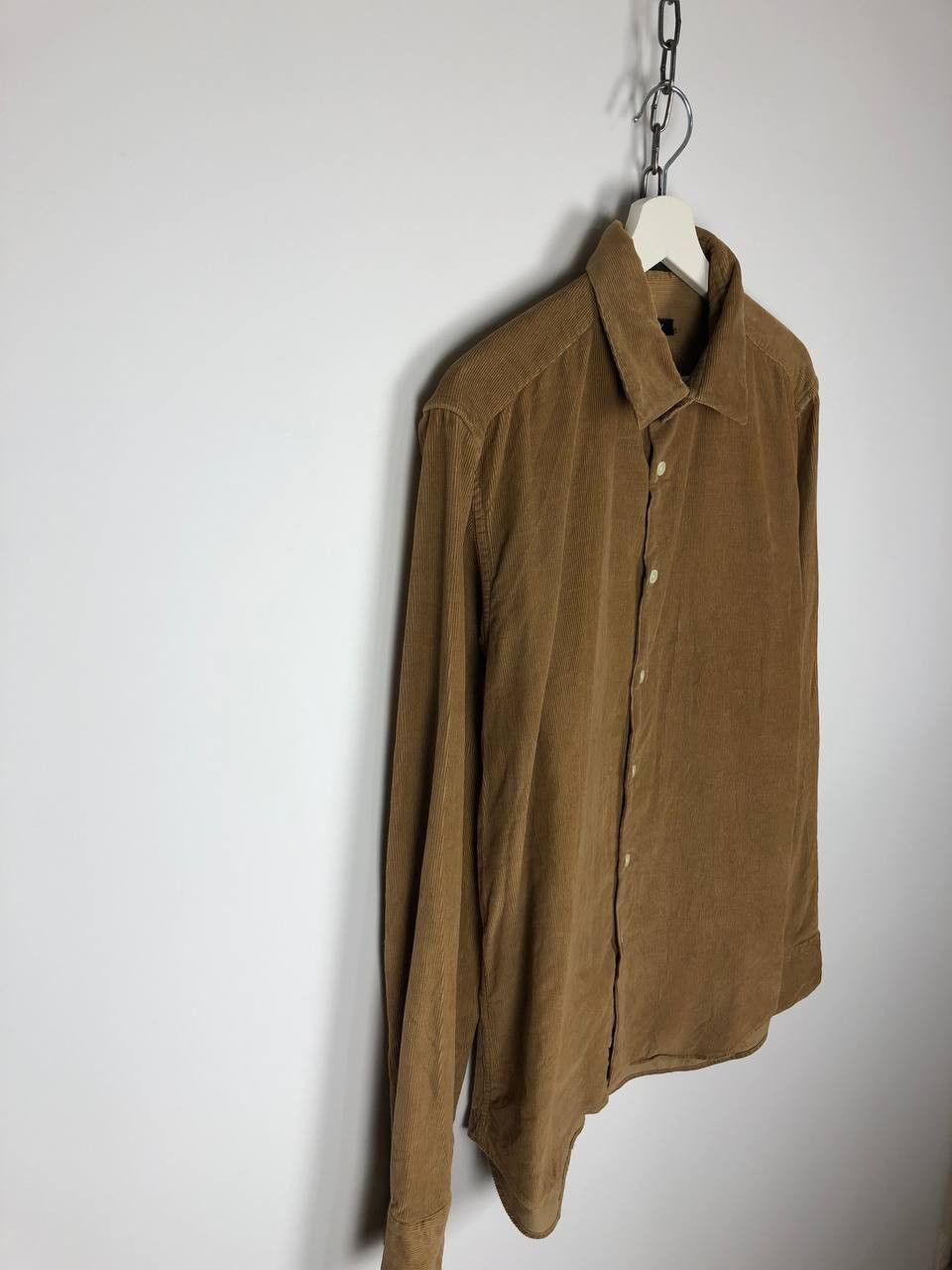 DKNY DKNY Corduroy Casual Shirt Brown size M Size US M / EU 48-50 / 2 - 3 Thumbnail