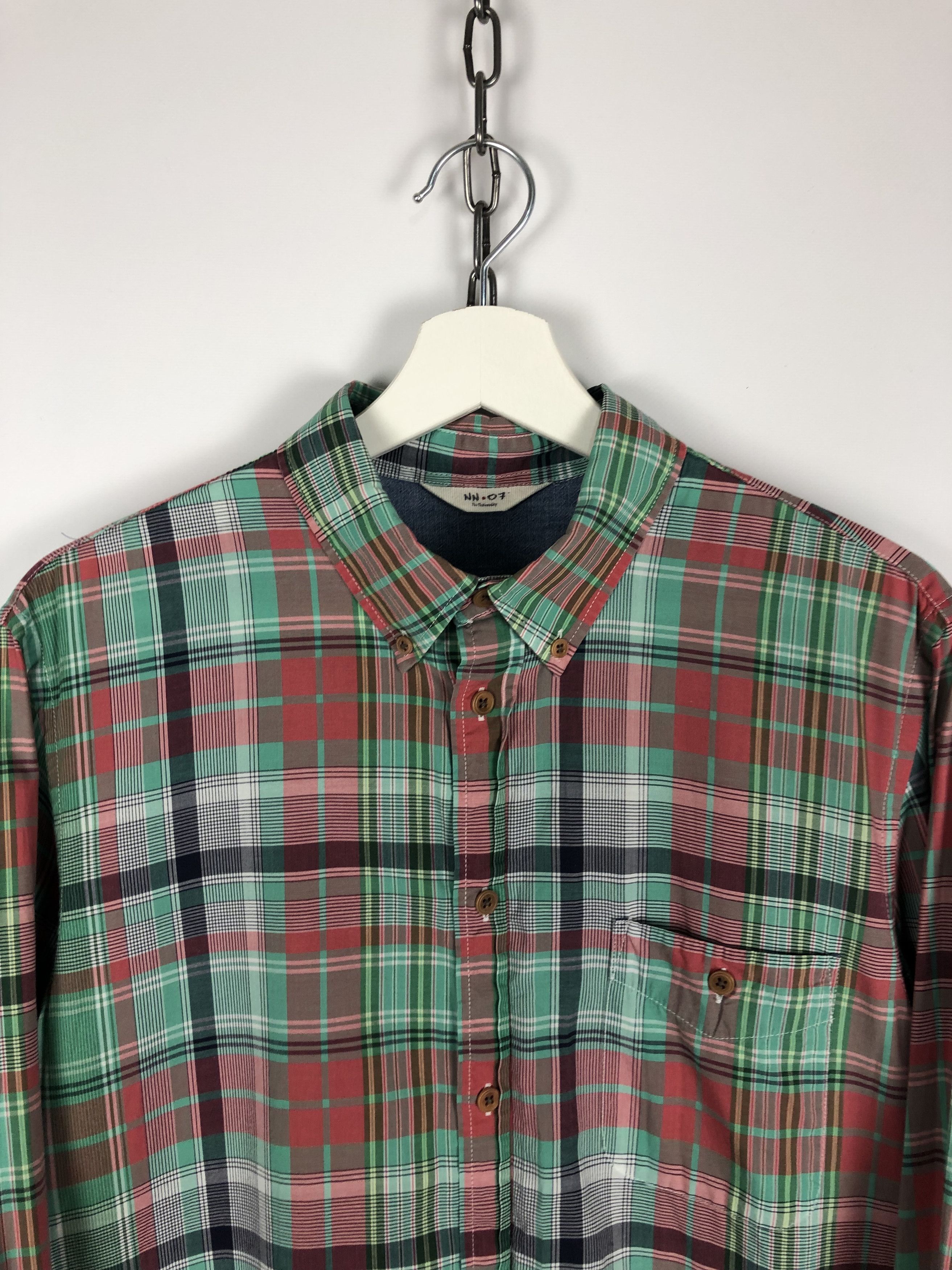 NN07 NN07 NO NATIONALITY SHIRT BUTTON UP STYLE Derek Check SIZE M Size US M / EU 48-50 / 2 - 2 Thumbnail