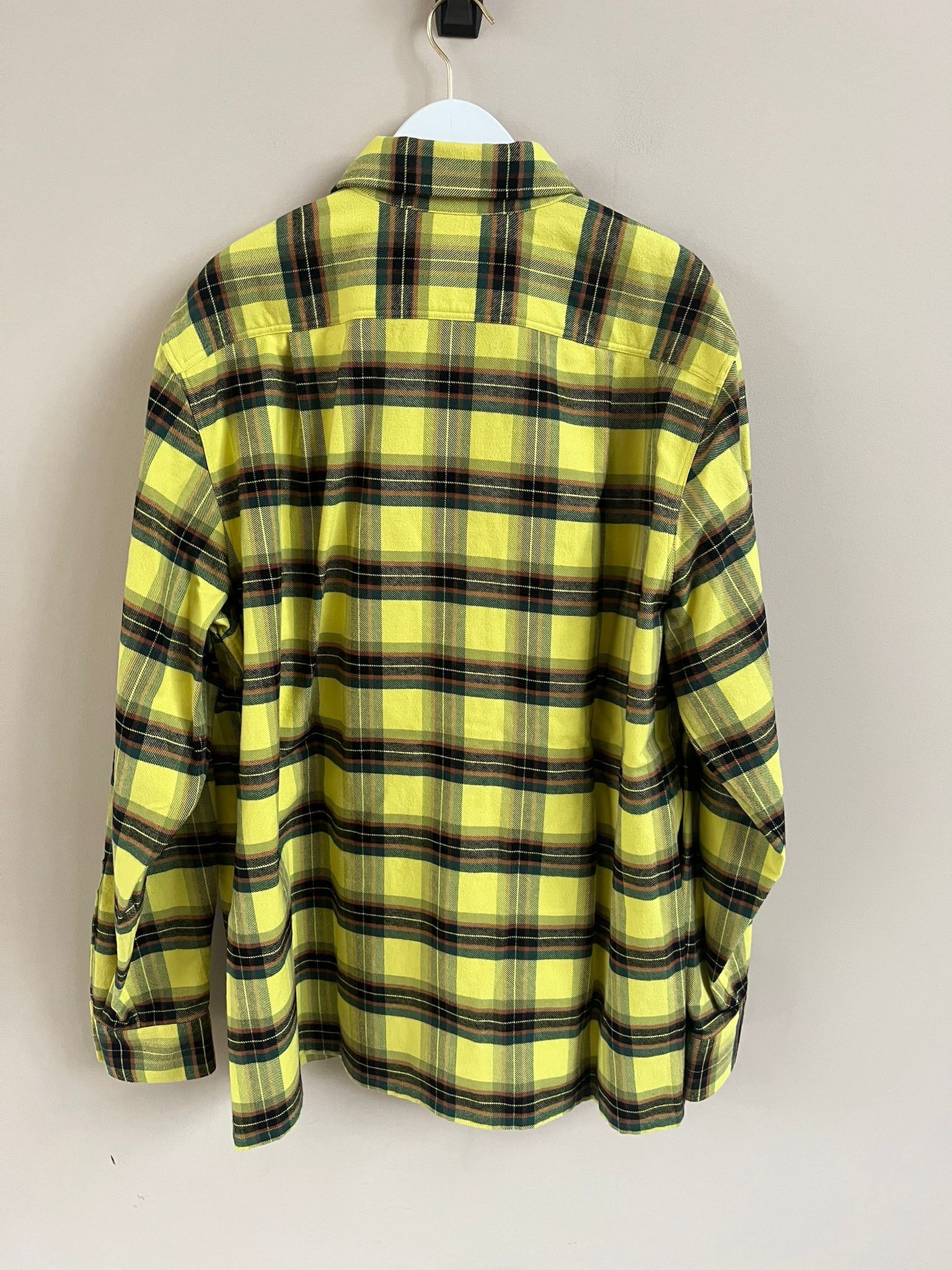 Loewe Check Flannel Shirt in Yellow Black Size US M / EU 48-50 / 2 - 15 Thumbnail