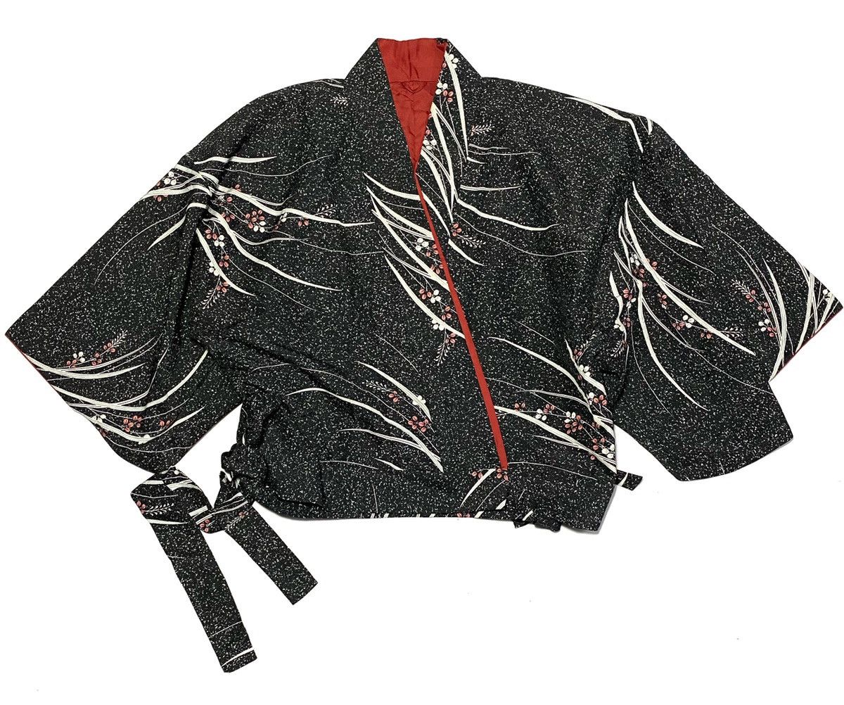 Japanese Brand Vtg Kimono Haori Japanese Traditional Floral Motif Robe Size US M / EU 48-50 / 2 - 3 Thumbnail