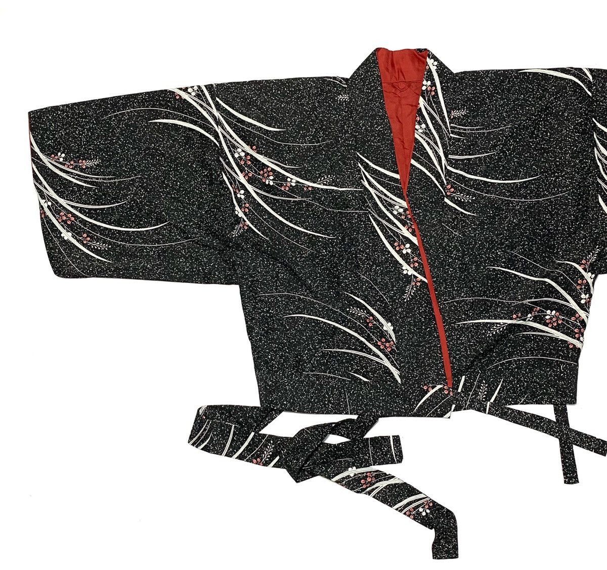 Japanese Brand Vtg Kimono Haori Japanese Traditional Floral Motif Robe Size US M / EU 48-50 / 2 - 2 Thumbnail