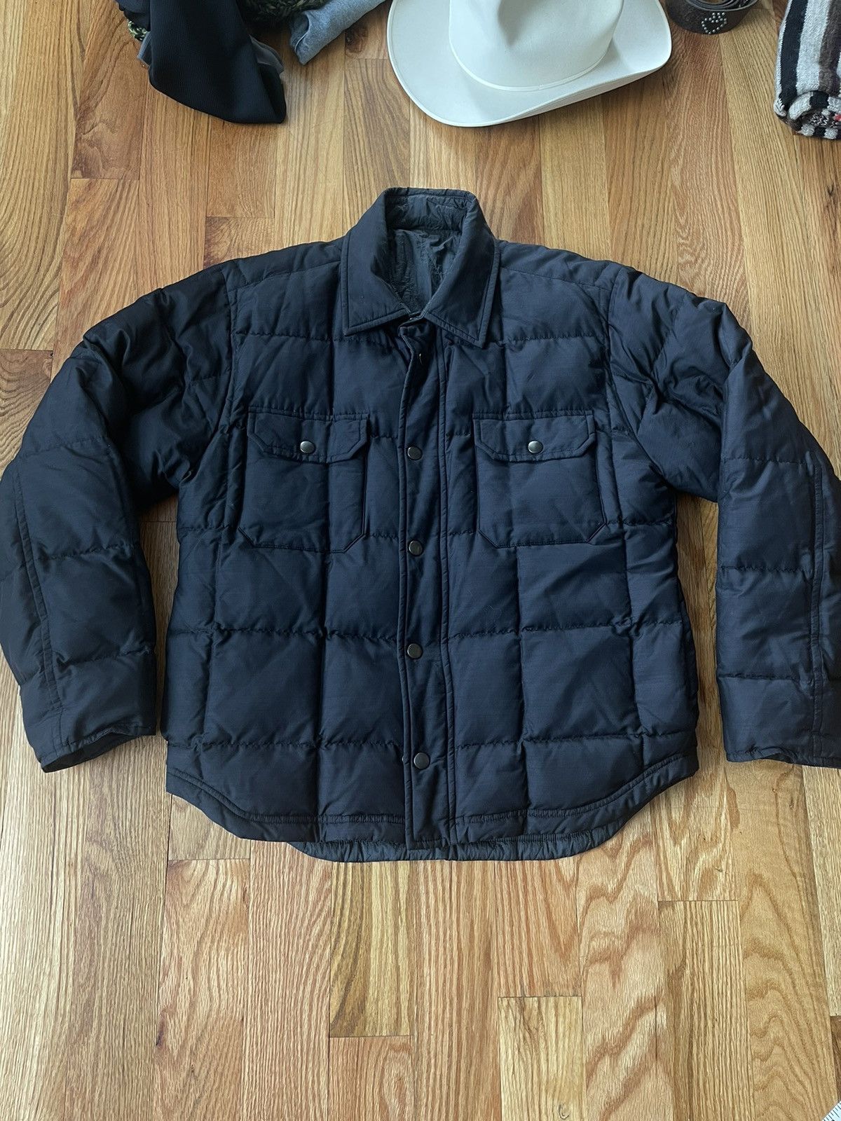 Image of Balenciaga Reversible Quilted Wool/polyamide Puffer Jacket in Black, Men's (Size Small)