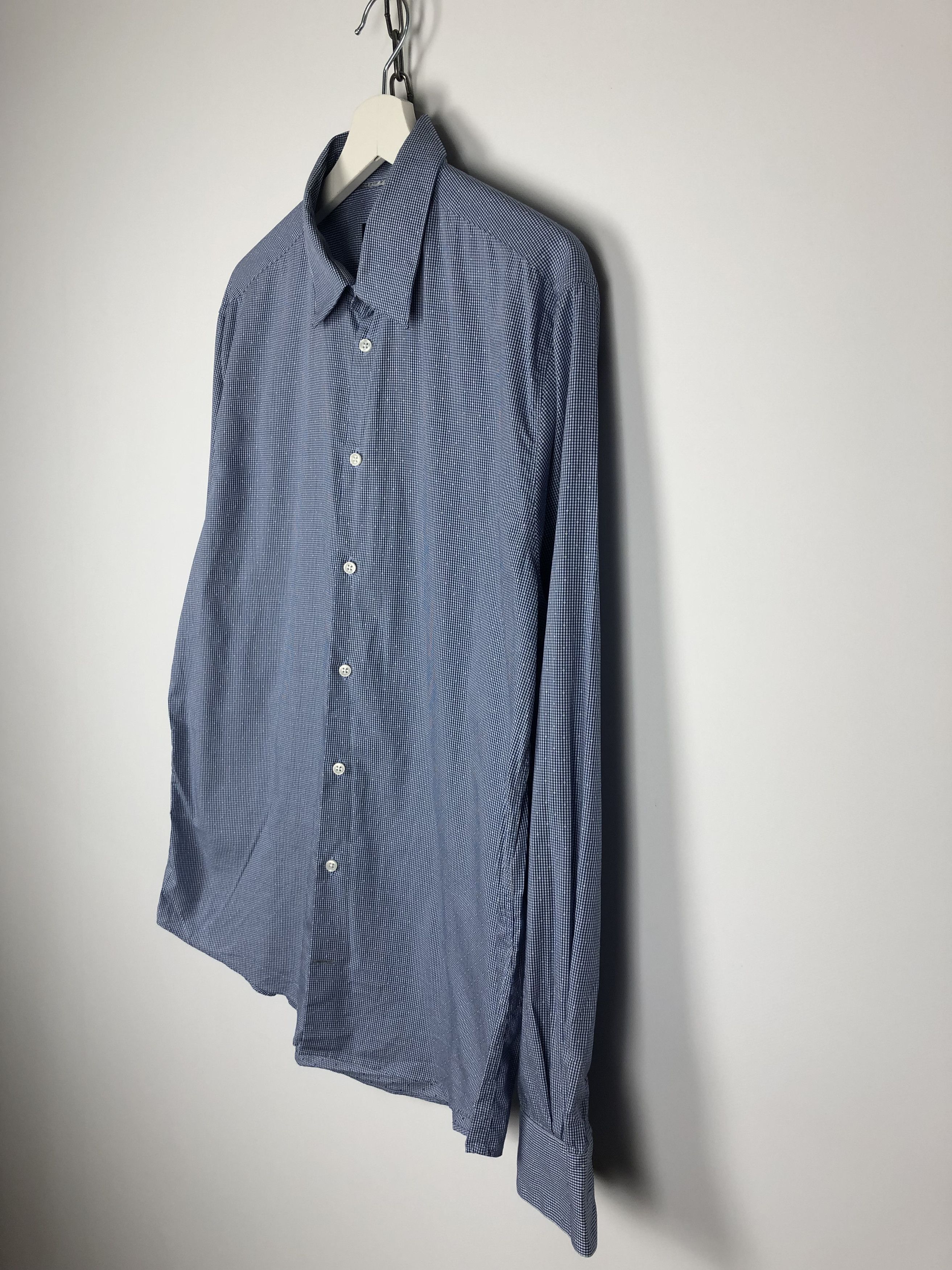 Other BOGIE BASIC SHIRT FITTED STYLE BLUE CHECK SIZE L Size US L / EU 52-54 / 3 - 4 Thumbnail