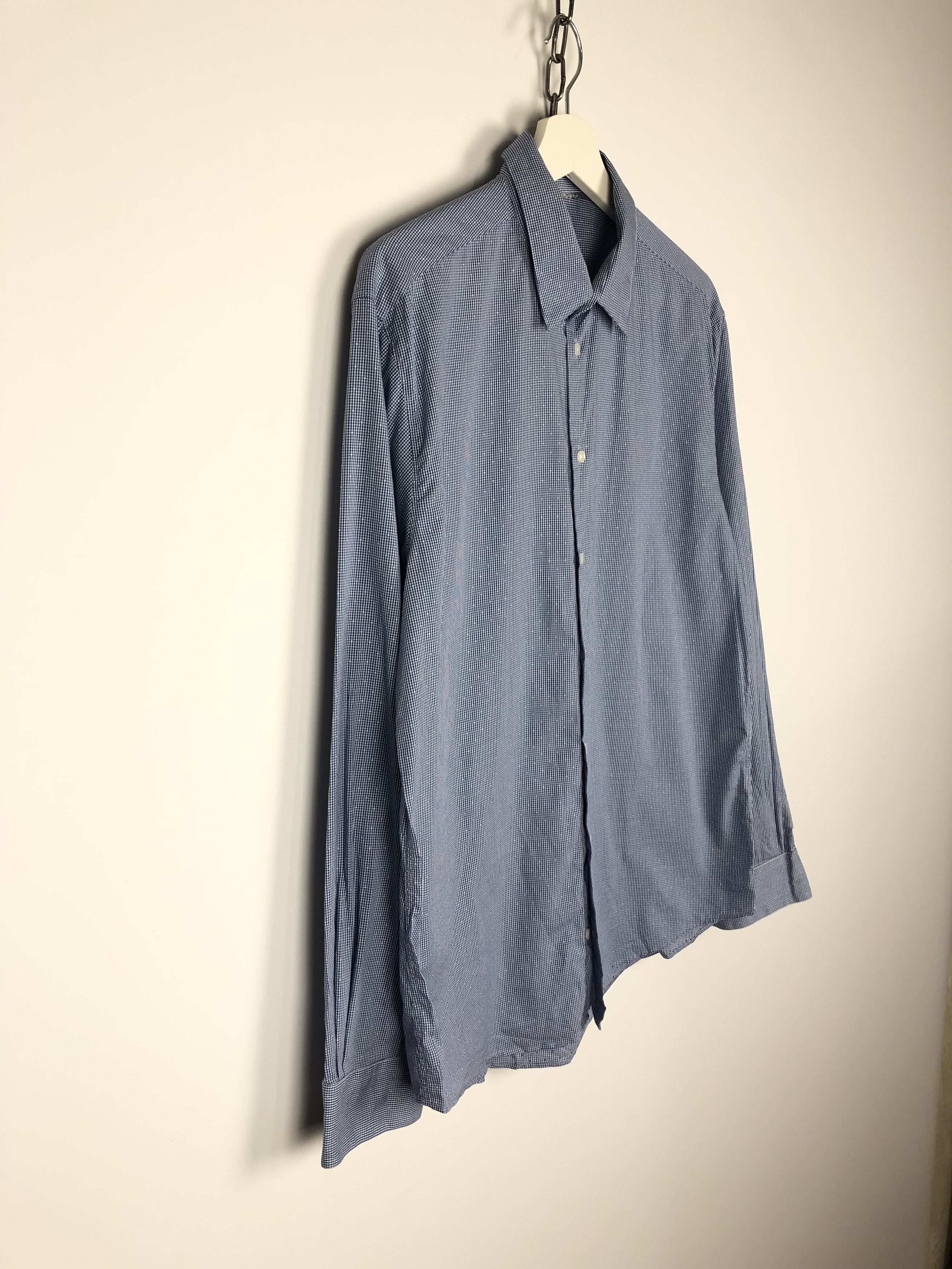 Other BOGIE BASIC SHIRT FITTED STYLE BLUE CHECK SIZE L Size US L / EU 52-54 / 3 - 3 Thumbnail