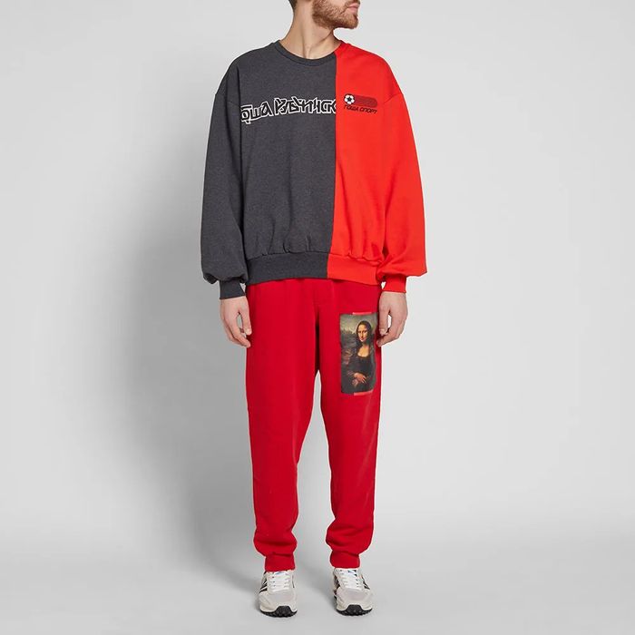 Gosha Rubchinskiy Combo Logo Sweatshirt Grailed