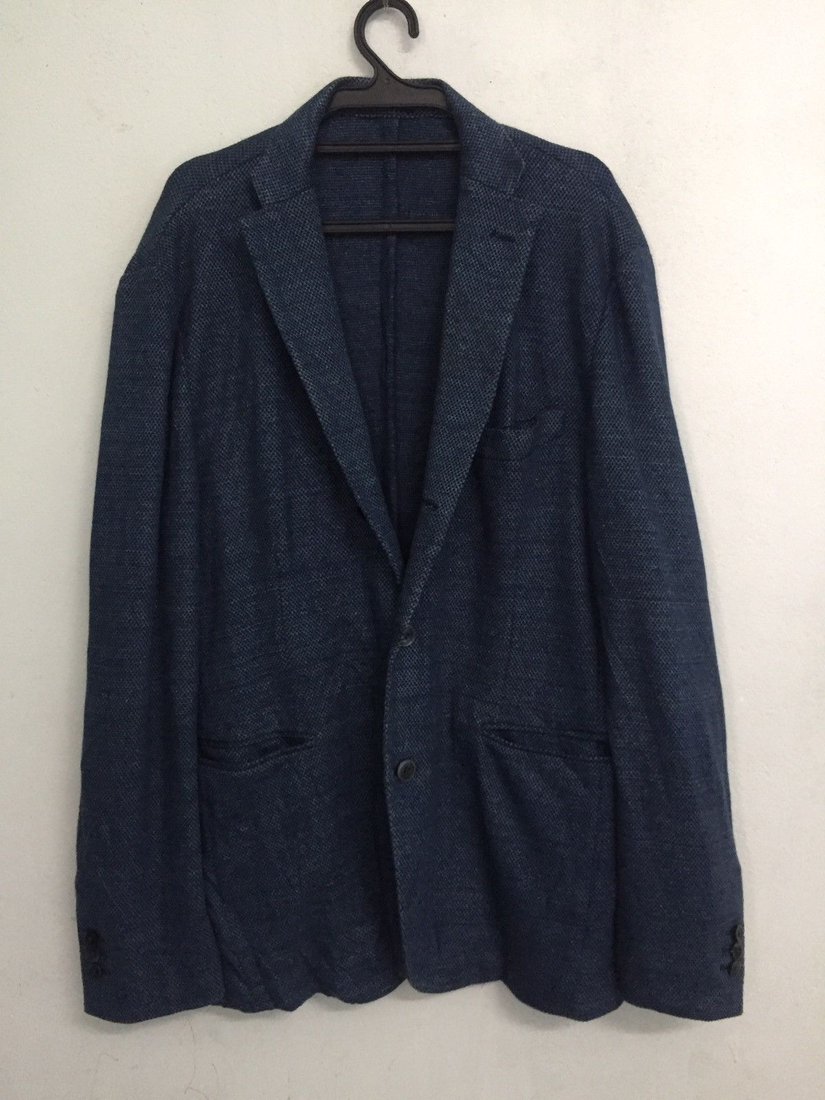 Indigo Lanificio Fortex Wisesons Indigo Style Thin Jacket Size US L / EU 52-54 / 3 - 1 Thumbnail