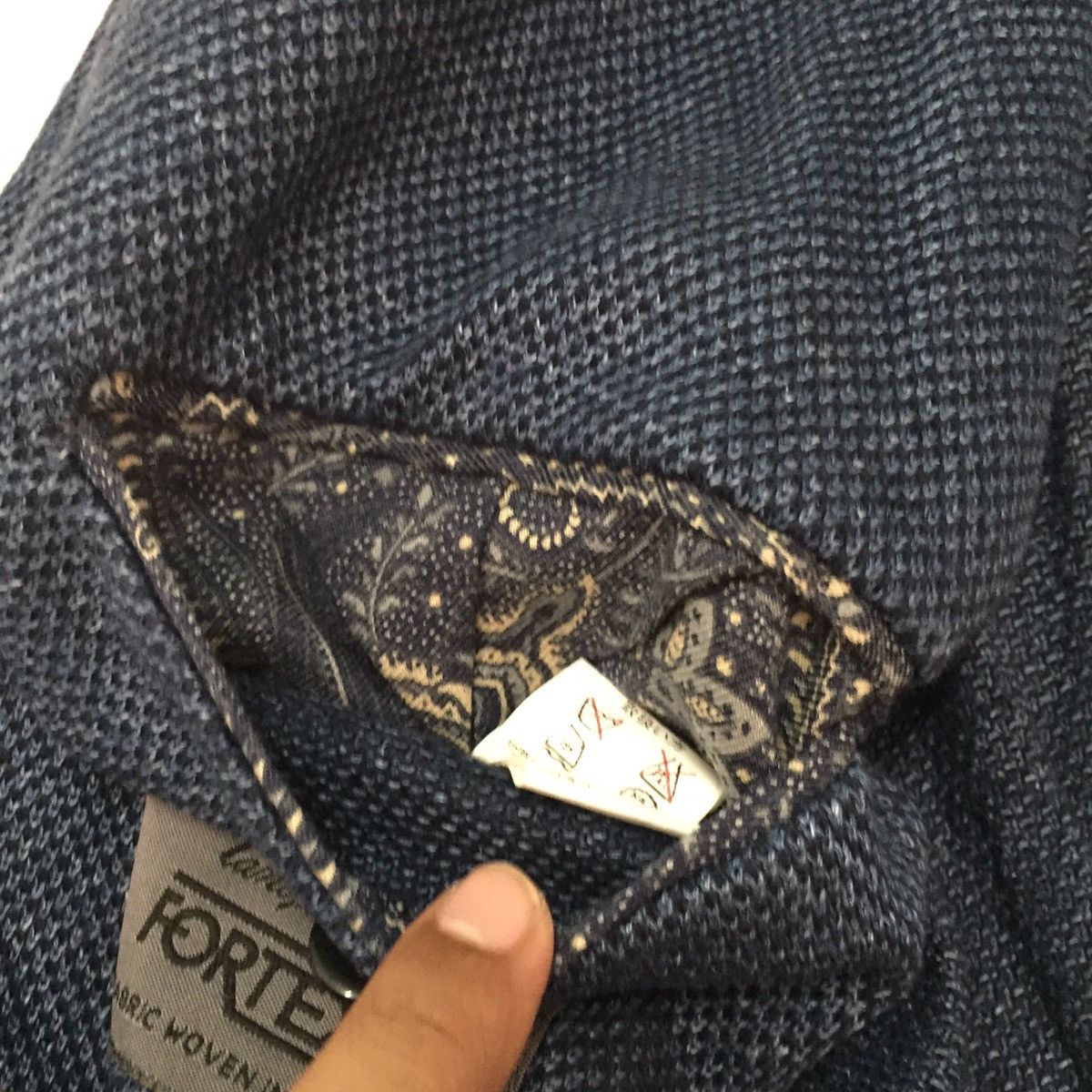 Indigo Lanificio Fortex Wisesons Indigo Style Thin Jacket Size US L / EU 52-54 / 3 - 17 Thumbnail