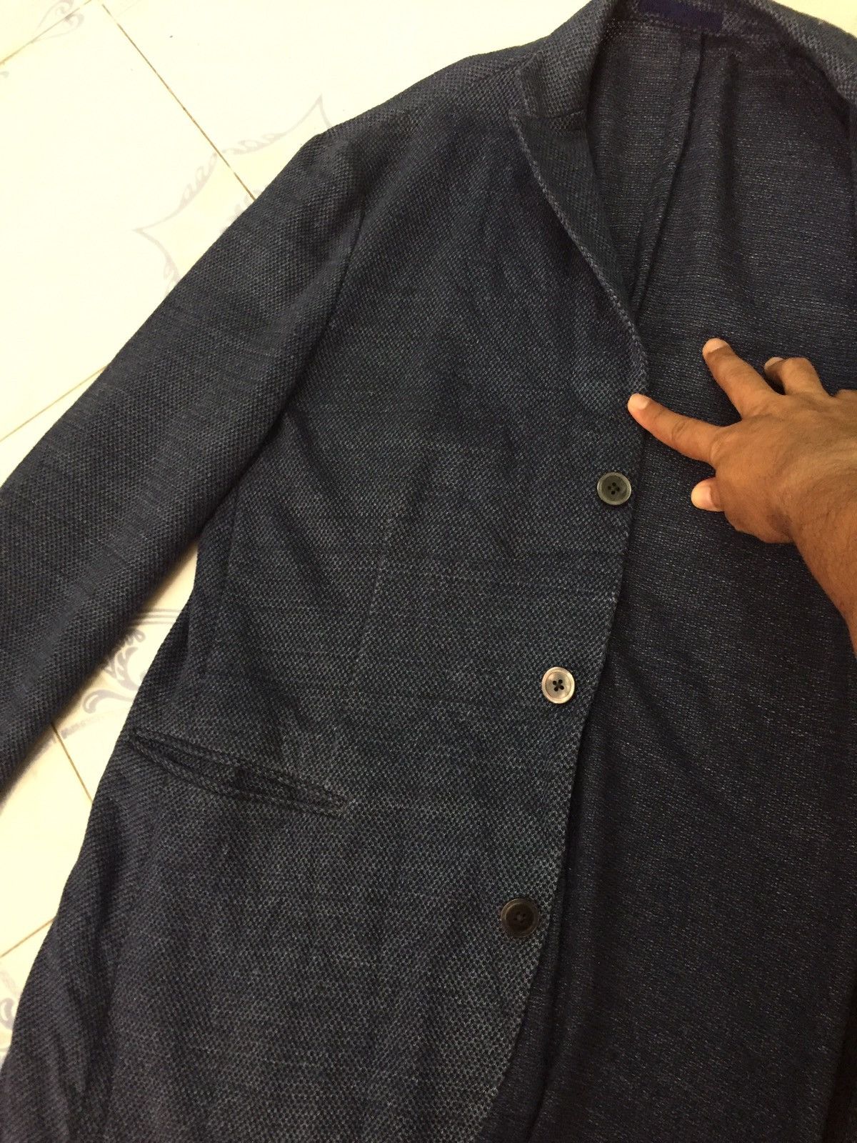 Indigo Lanificio Fortex Wisesons Indigo Style Thin Jacket Size US L / EU 52-54 / 3 - 10 Thumbnail