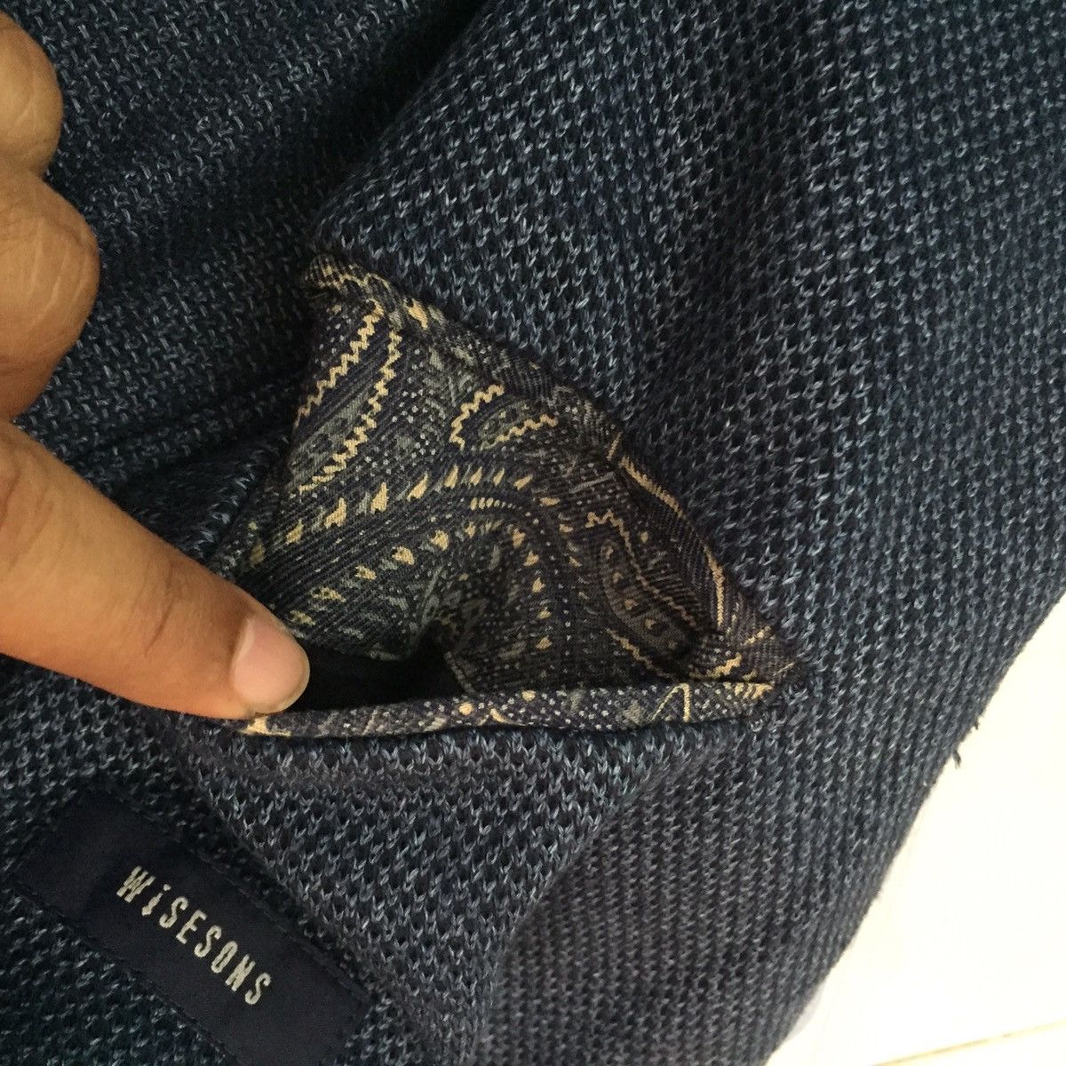 Indigo Lanificio Fortex Wisesons Indigo Style Thin Jacket Size US L / EU 52-54 / 3 - 18 Thumbnail