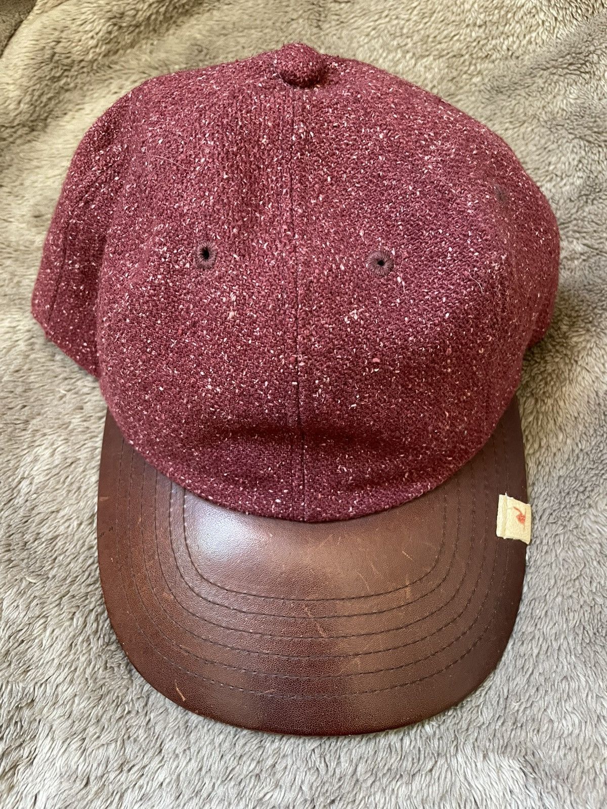 VISVIM EXCELSIOR CAP (LEATHER BILL) レア Excelsior Cap Kangaroo