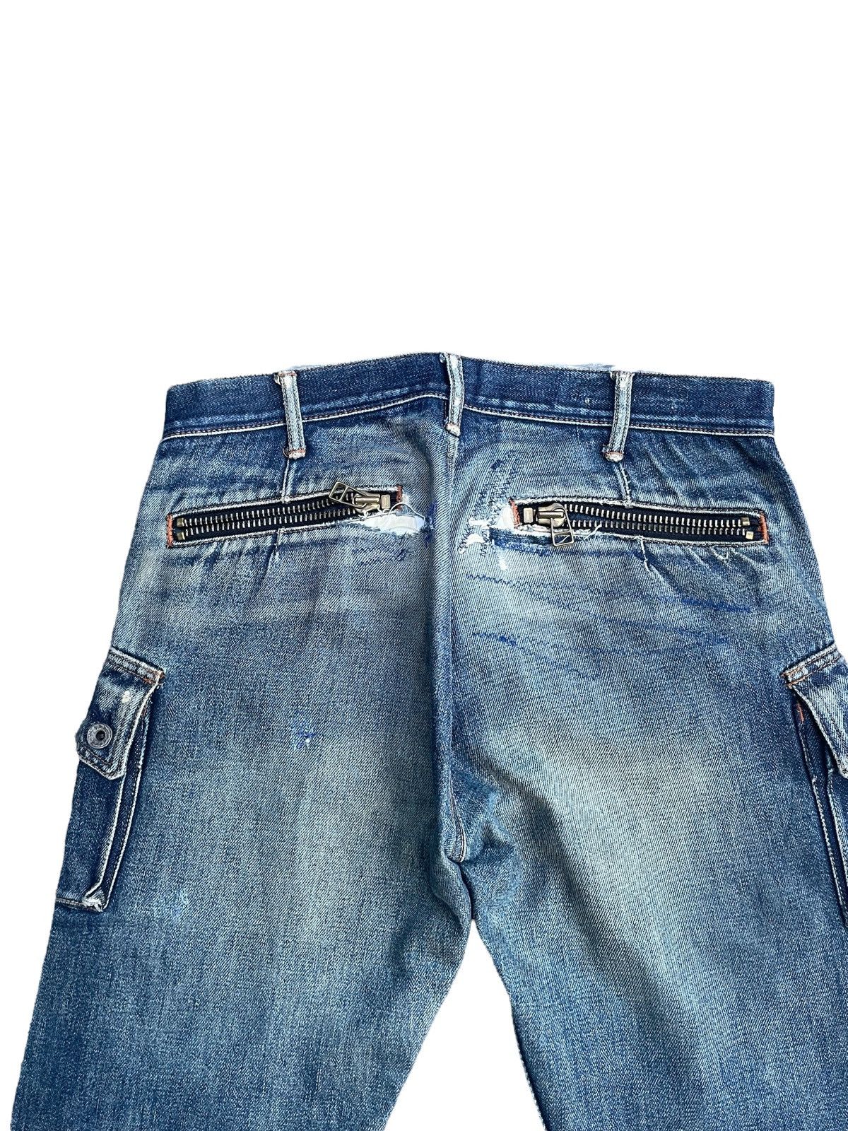 Spellbound × Vintage Vintage Spellbound Distresed & Rework Denim Size US 33 - 10 Thumbnail