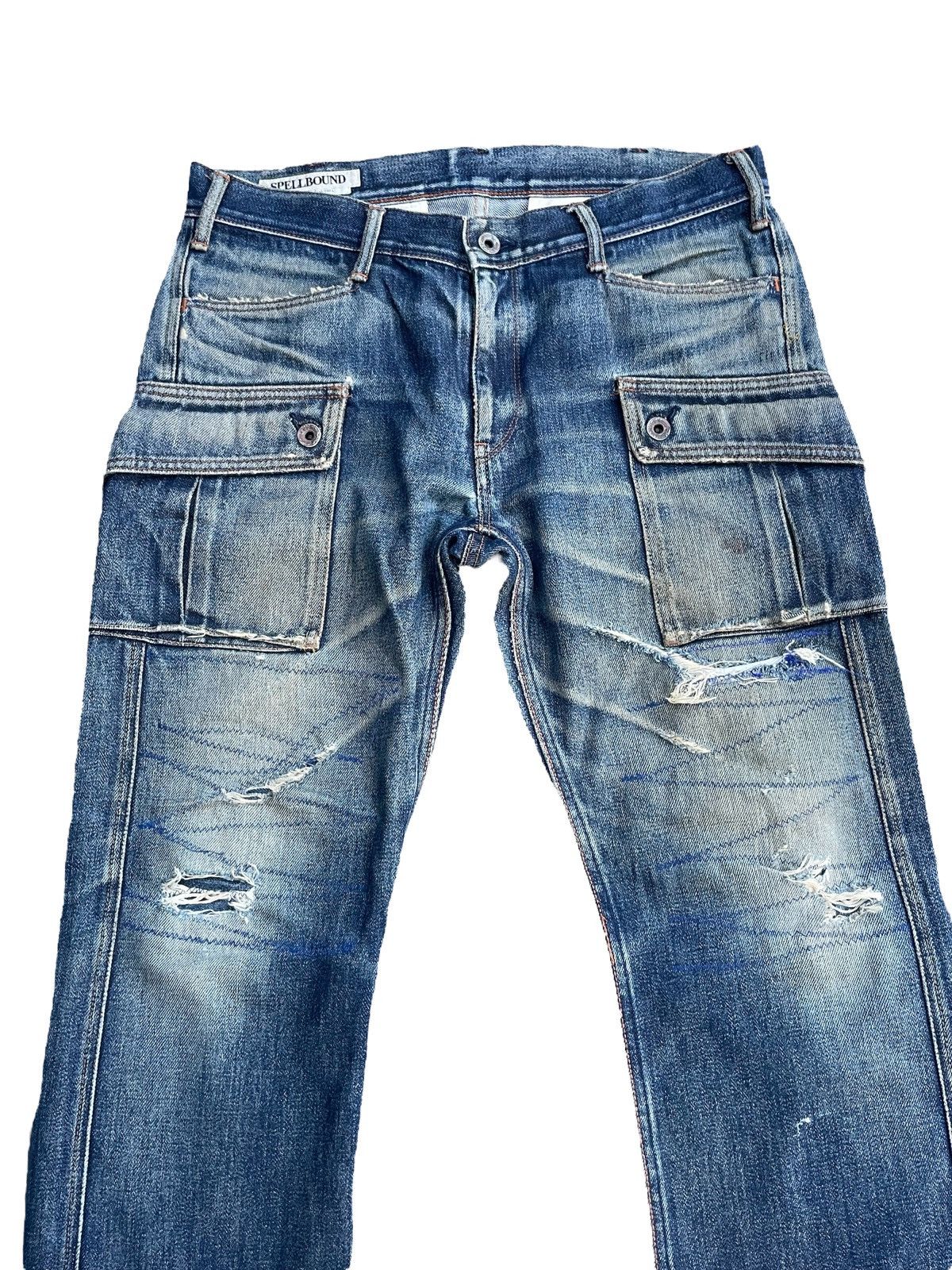 Spellbound × Vintage Vintage Spellbound Distresed & Rework Denim Size US 33 - 4 Thumbnail