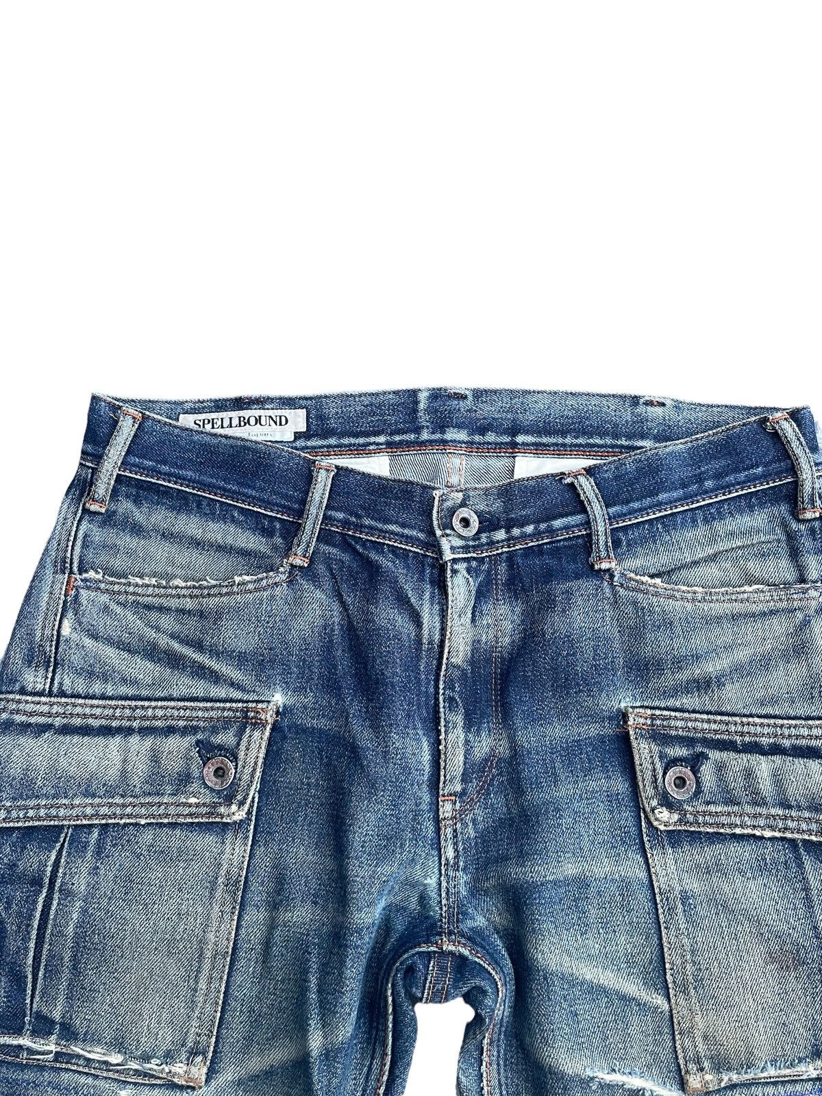 Spellbound × Vintage Vintage Spellbound Distresed & Rework Denim Size US 33 - 7 Thumbnail