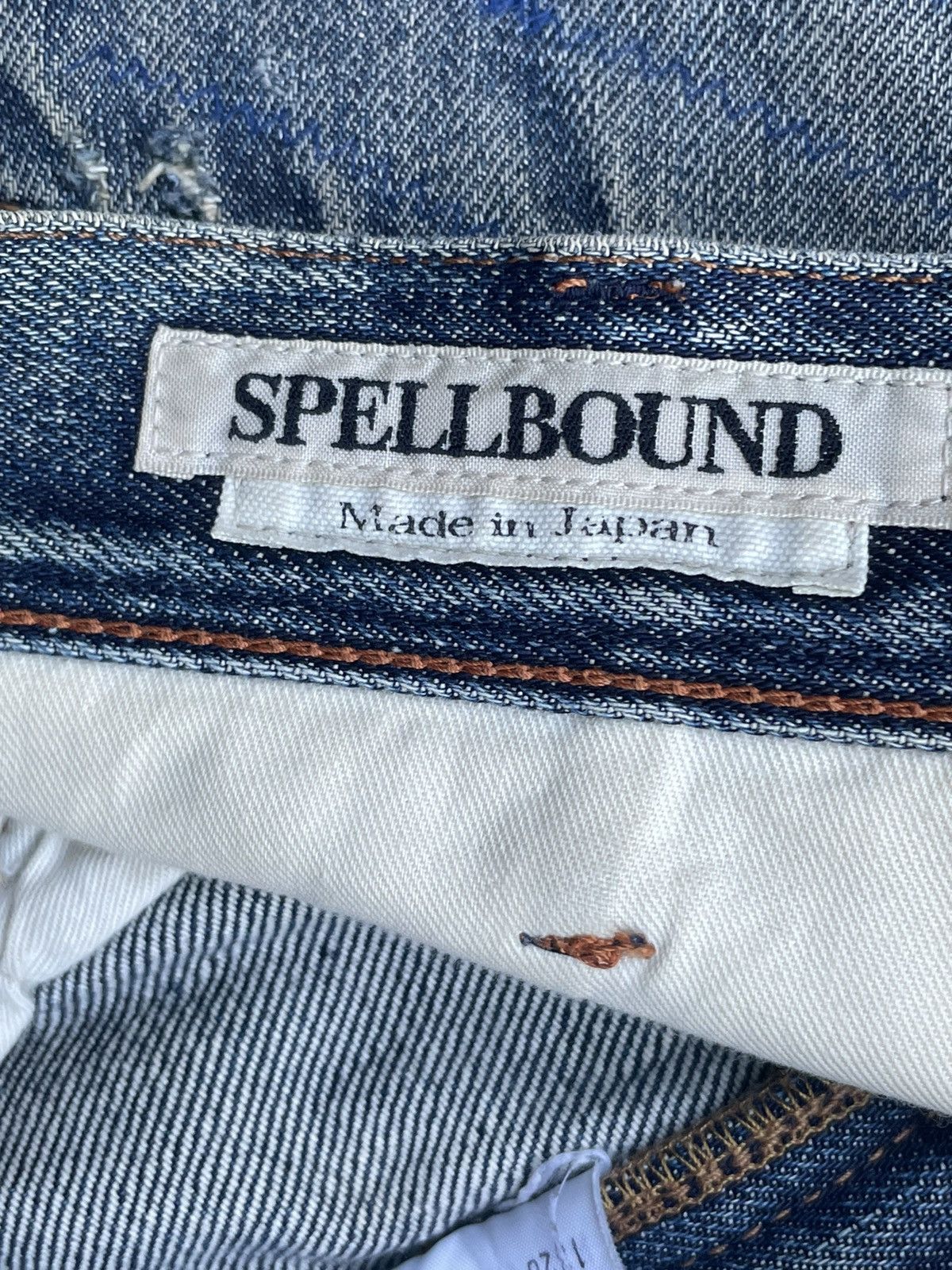 Spellbound × Vintage Vintage Spellbound Distresed & Rework Denim Size US 33 - 14 Thumbnail