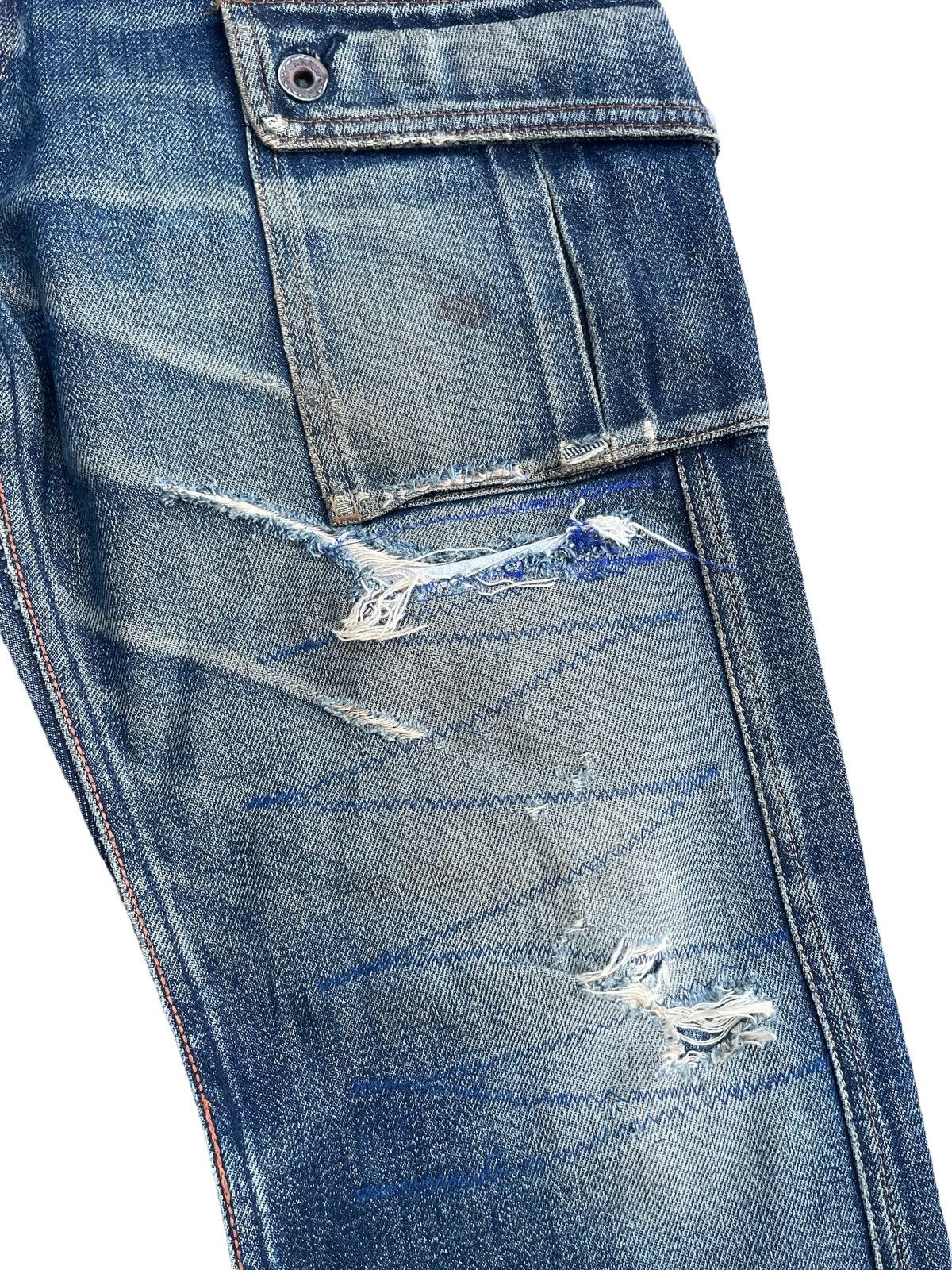 Spellbound × Vintage Vintage Spellbound Distresed & Rework Denim Size US 33 - 5 Thumbnail