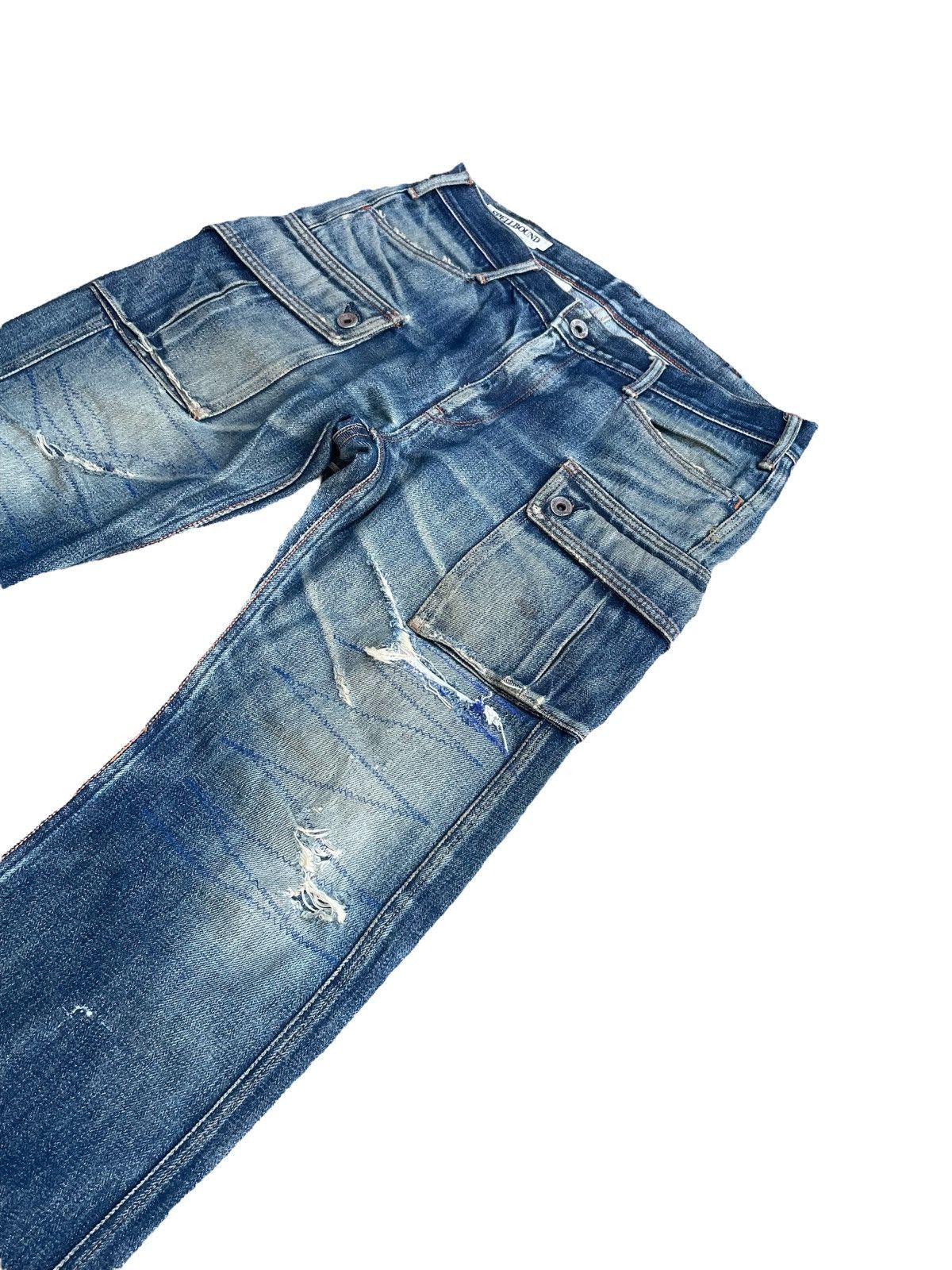 Spellbound × Vintage Vintage Spellbound Distresed & Rework Denim Size US 33 - 3 Thumbnail
