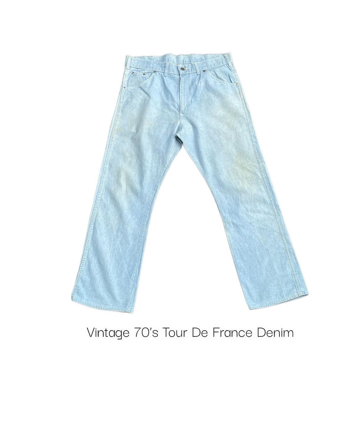 Vintage STEALS Vintage 70’s Tour De France Denim Size US 36 / EU 52 - 1 Thumbnail
