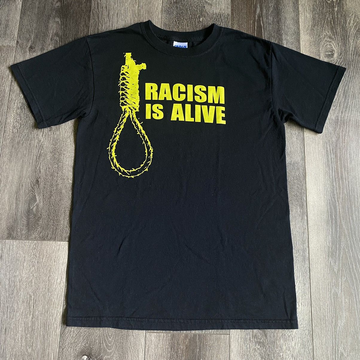 Vintage Vintage 2000s Jena 6 Racism is Alive Noose BLM Graphic Tee Size US S / EU 44-46 / 1 - 1 Thumbnail