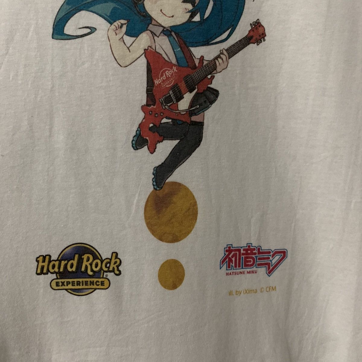 Anime × Hard Rock Cafe 💥RARE!! Vintage Hard Rock Cafe x Hatsune Miku Anime Tshirt Size US L / EU 52-54 / 3 - 3 Thumbnail