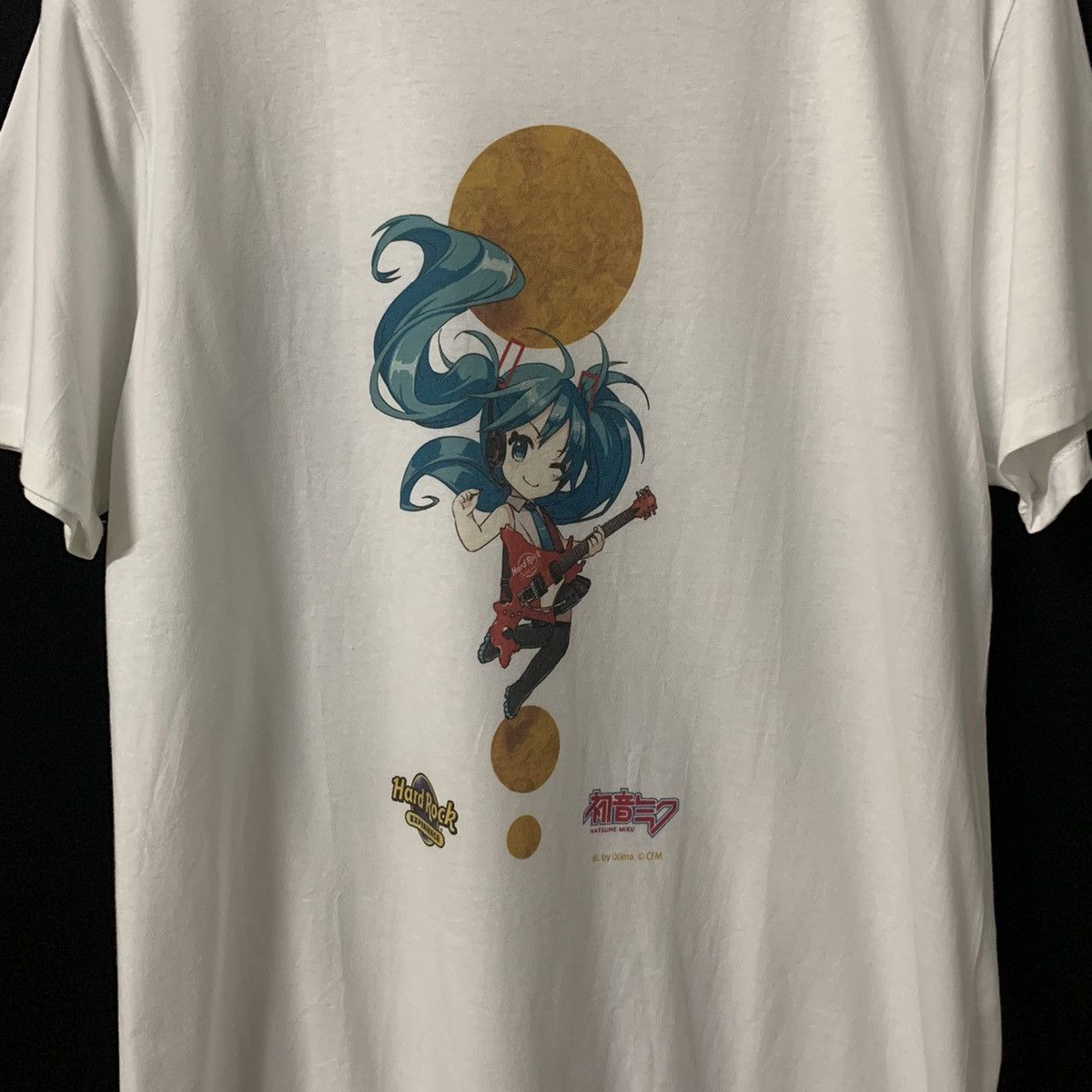 Anime × Hard Rock Cafe 💥RARE!! Vintage Hard Rock Cafe x Hatsune Miku Anime Tshirt Size US L / EU 52-54 / 3 - 2 Thumbnail