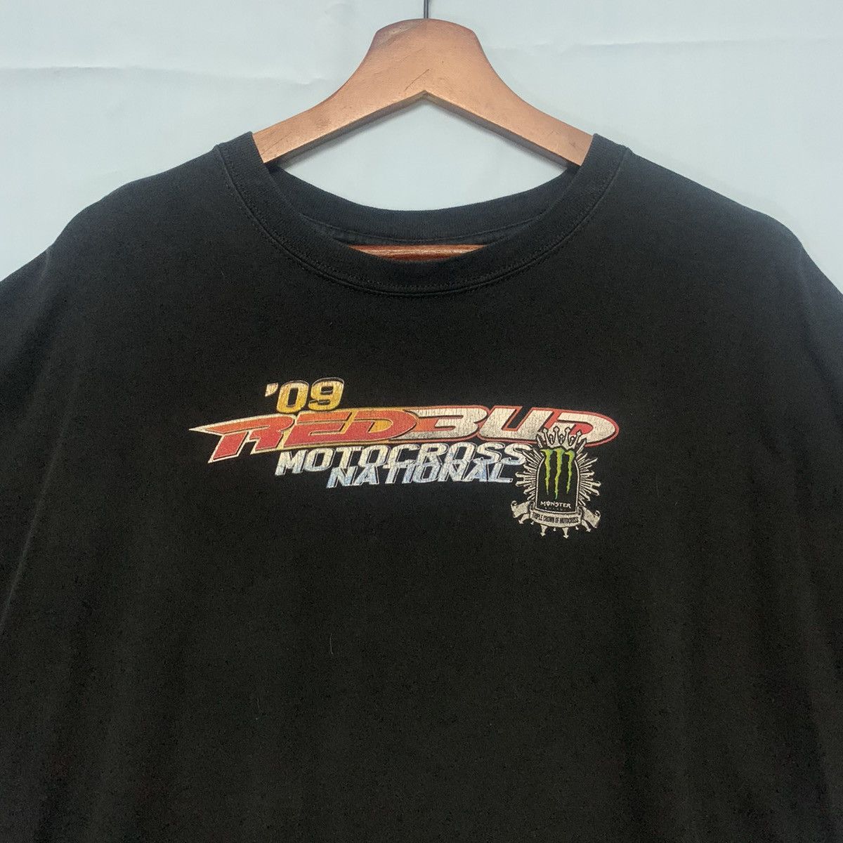 Gildan Vintage Redbud Motorcross National Monster Y2K Tee Tshirt Size US XL / EU 56 / 4 - 3 Thumbnail