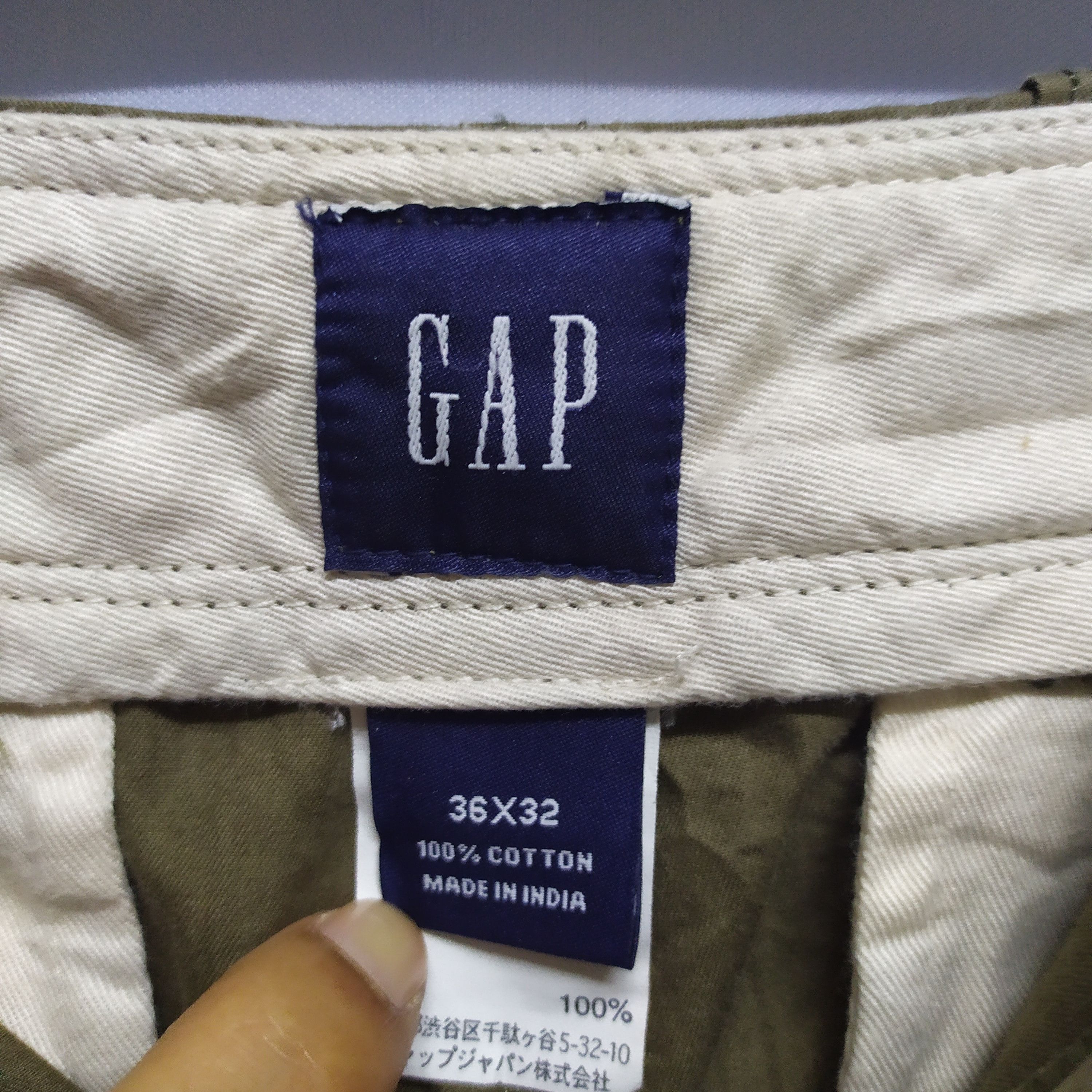 Gap × Vintage W36×32 GAP CARGO PANTS TACTICAL POCKET Size US 36 / EU 52 - 17 Thumbnail
