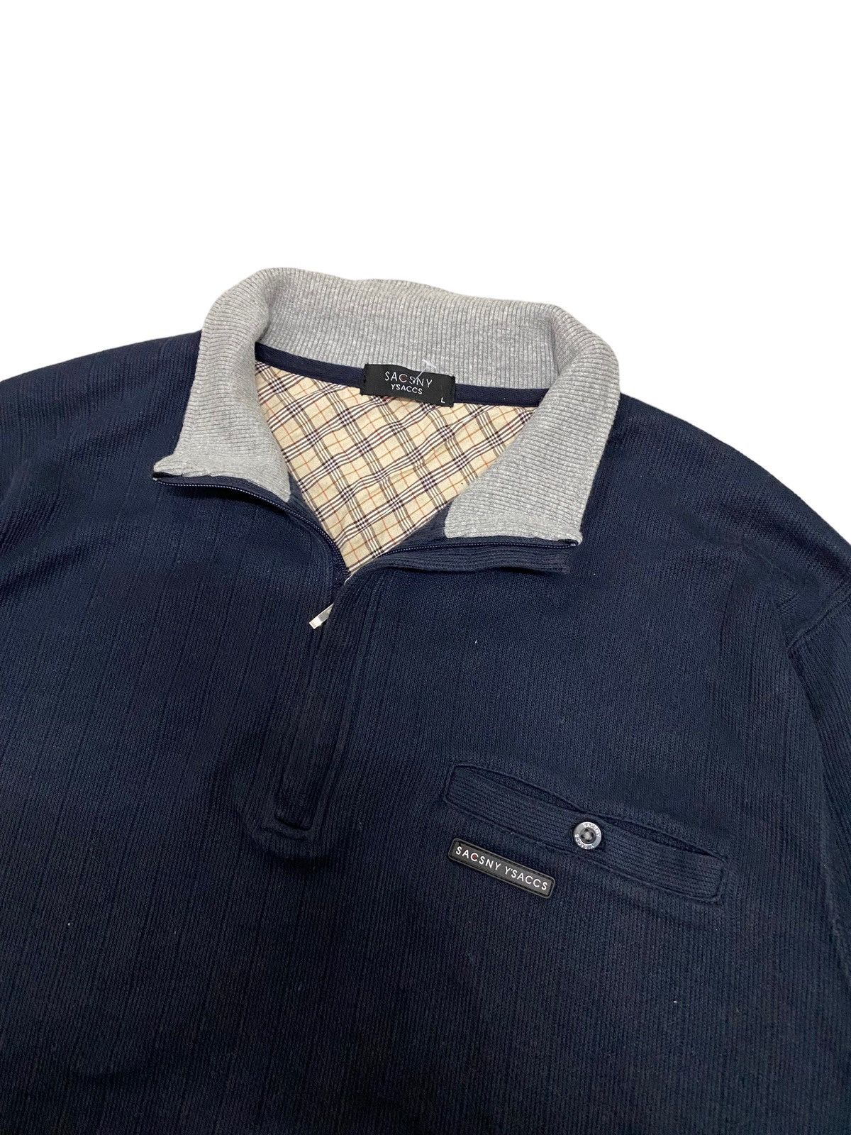 Japanese Brand × Vintage × Yohji Yamamoto Vintage Y’saccs Sacsny Yohji Yamamoto Sweatshirt Size US L / EU 52-54 / 3 - 2 Thumbnail