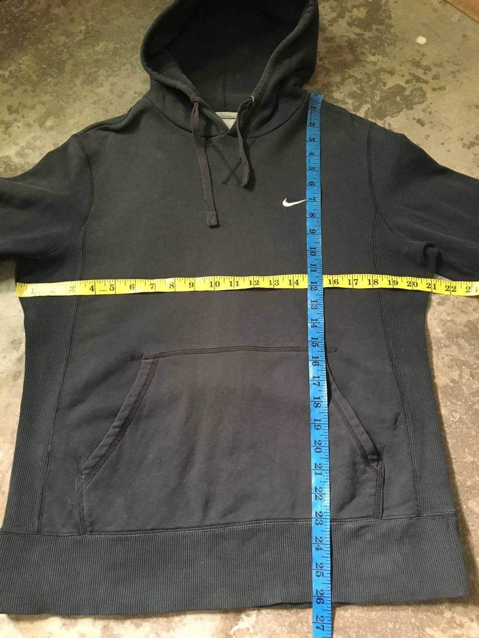 Nike × Vintage Vintage Nike Mini Swoosh Embroidery Hoodie Size US M / EU 48-50 / 2 - 7 Thumbnail
