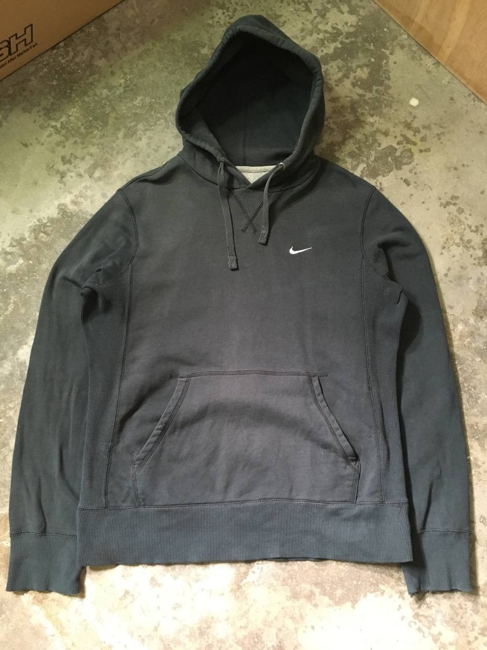 Nike × Vintage Vintage Nike Mini Swoosh Embroidery Hoodie Size US M / EU 48-50 / 2 - 1 Thumbnail