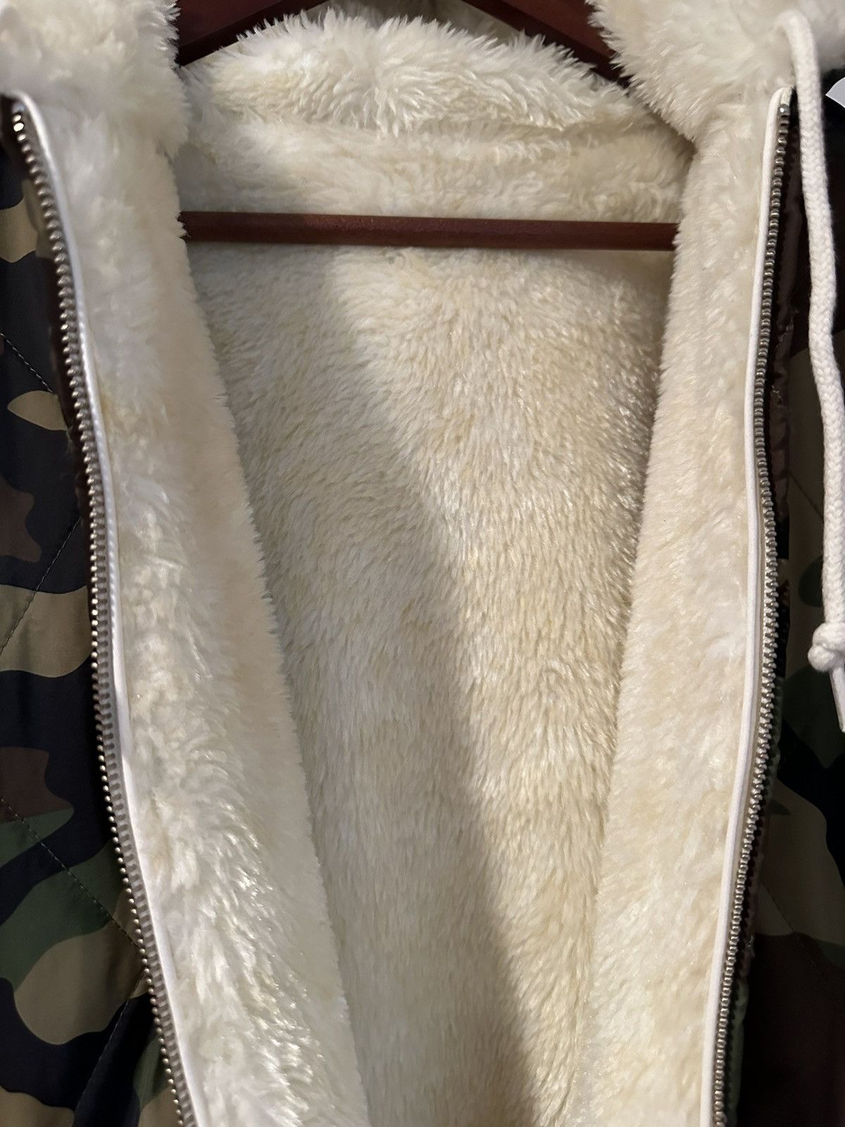 Supreme Supreme woodland camo Sherpa reversible jacket Size US L / EU 52-54 / 3 - 4 Thumbnail