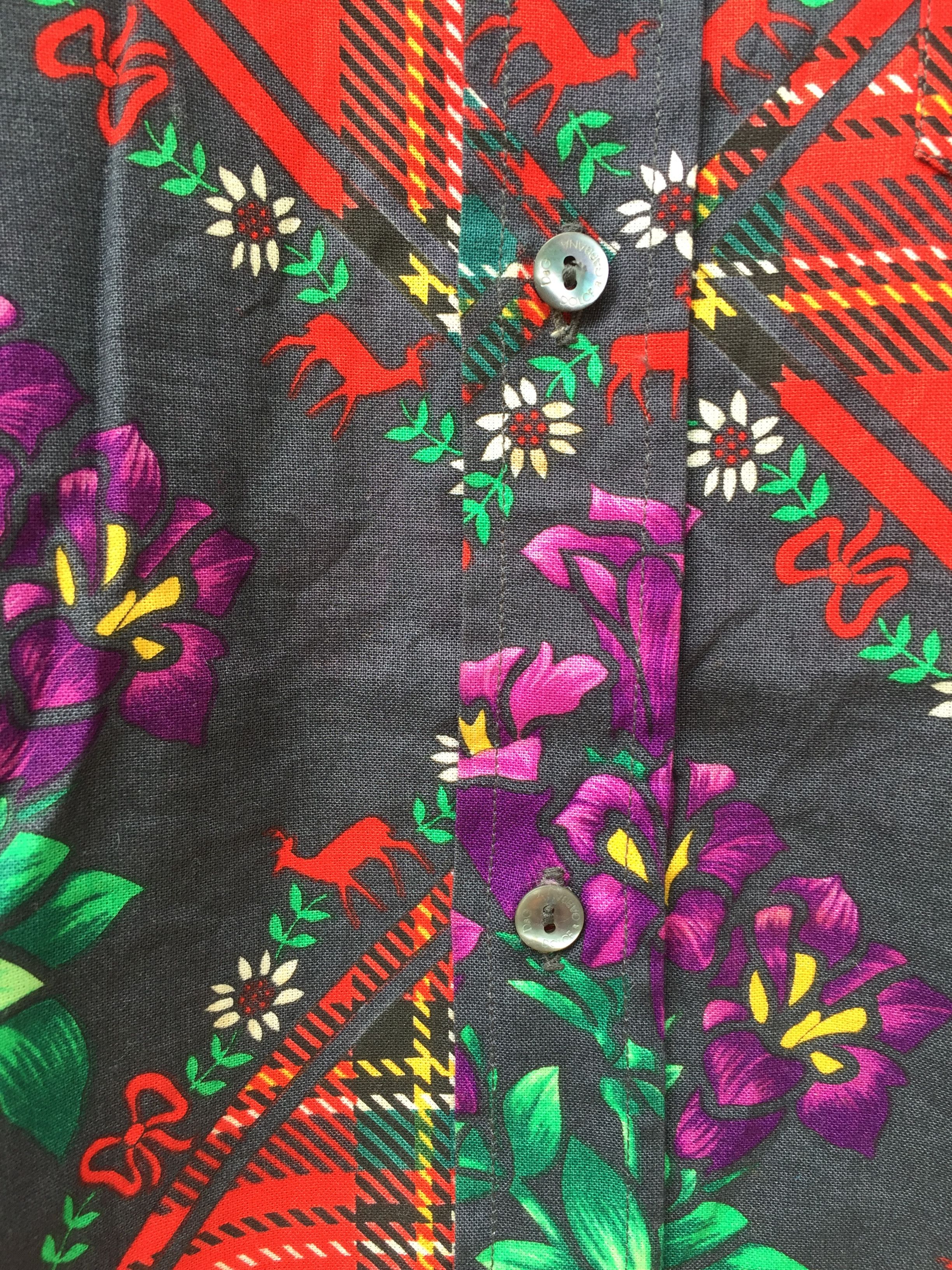 Dolce & Gabbana Dolce & Gabbana Floral Long Sleeve Button Shirt Size US M / EU 48-50 / 2 - 10 Thumbnail