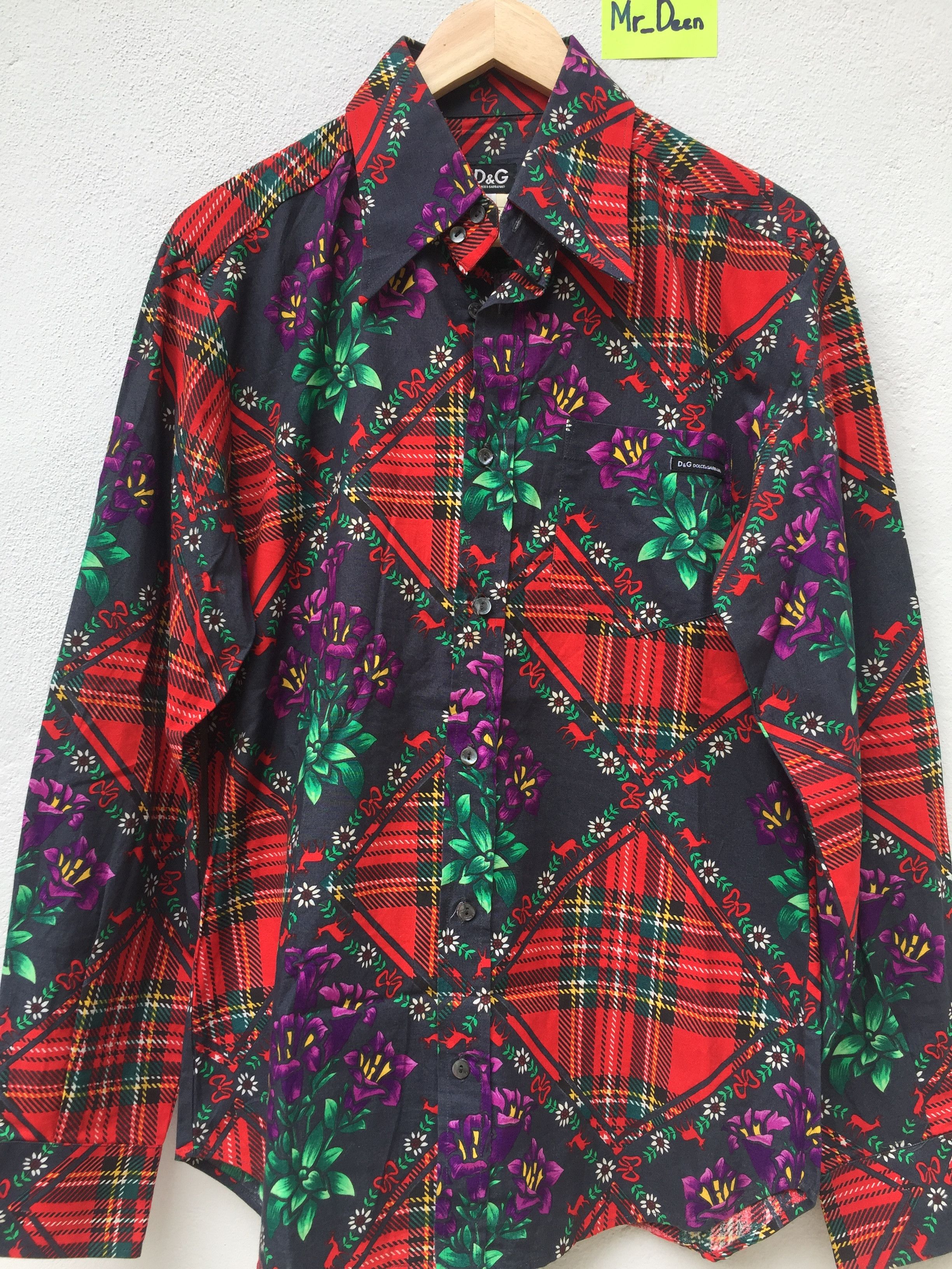 Dolce & Gabbana Dolce & Gabbana Floral Long Sleeve Button Shirt Size US M / EU 48-50 / 2 - 4 Thumbnail