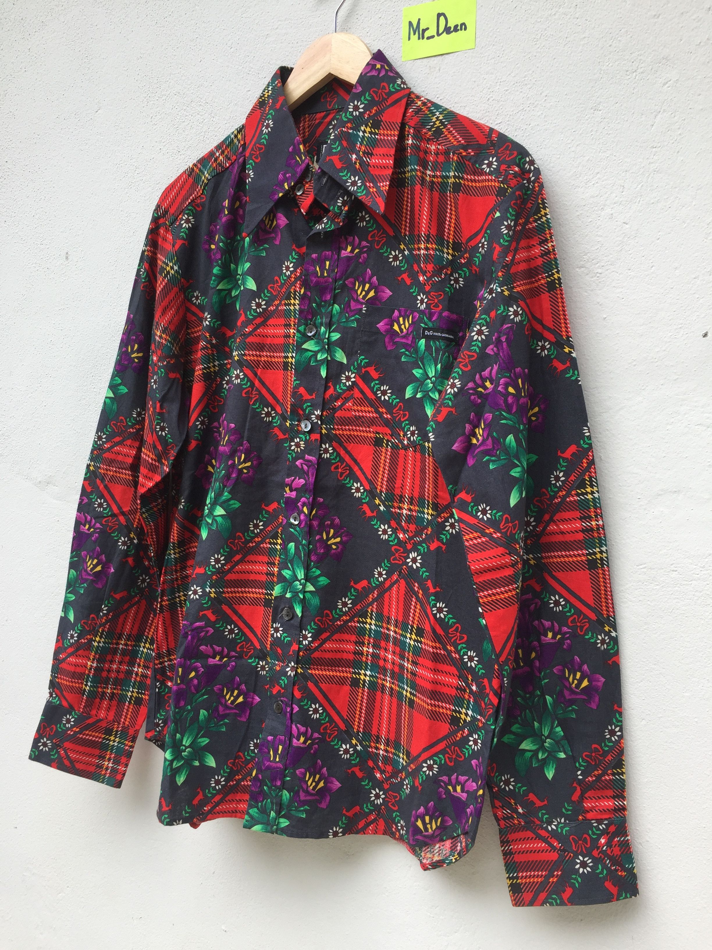 Dolce & Gabbana Dolce & Gabbana Floral Long Sleeve Button Shirt Size US M / EU 48-50 / 2 - 3 Thumbnail