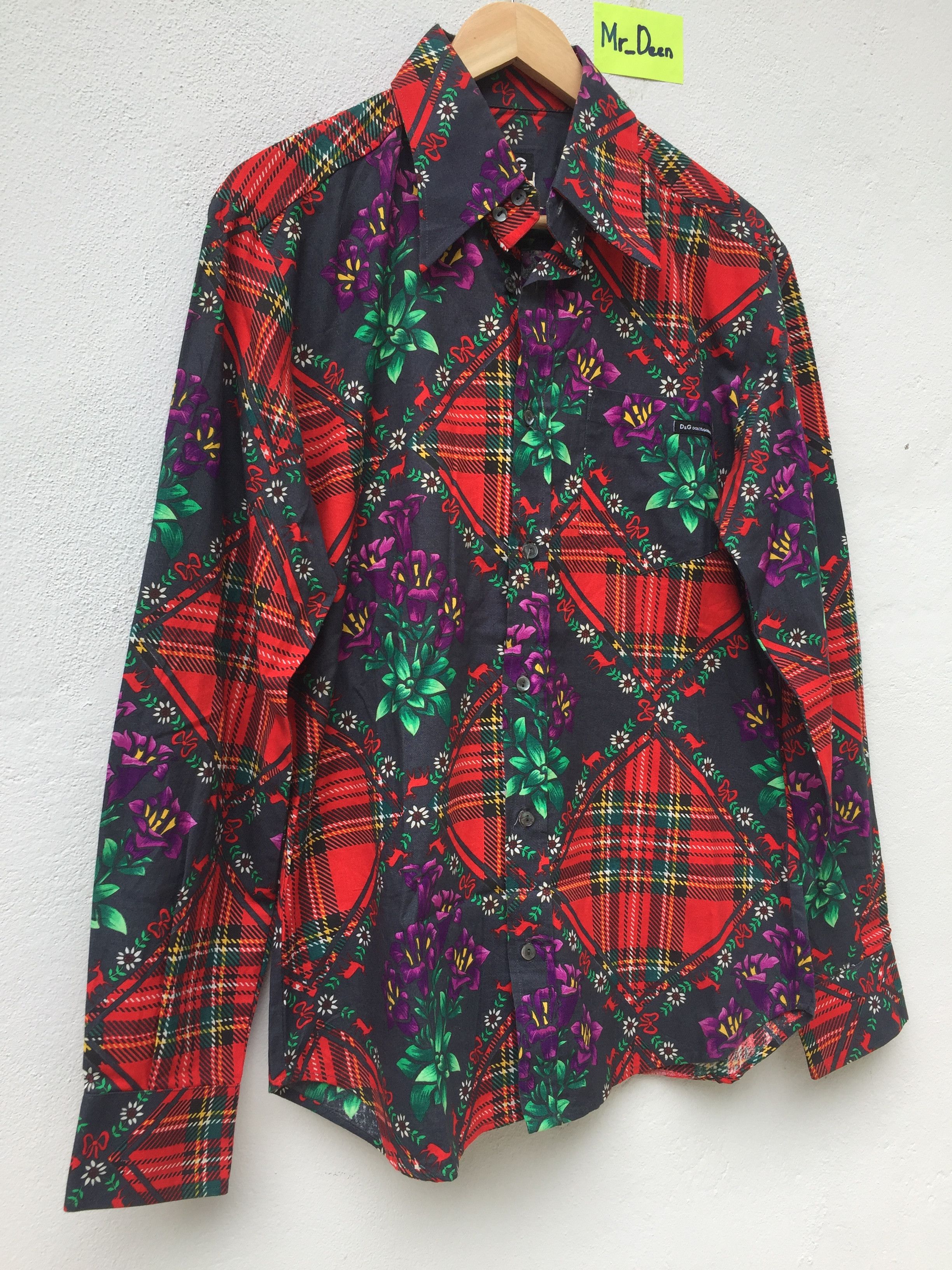 Dolce & Gabbana Dolce & Gabbana Floral Long Sleeve Button Shirt Size US M / EU 48-50 / 2 - 2 Thumbnail
