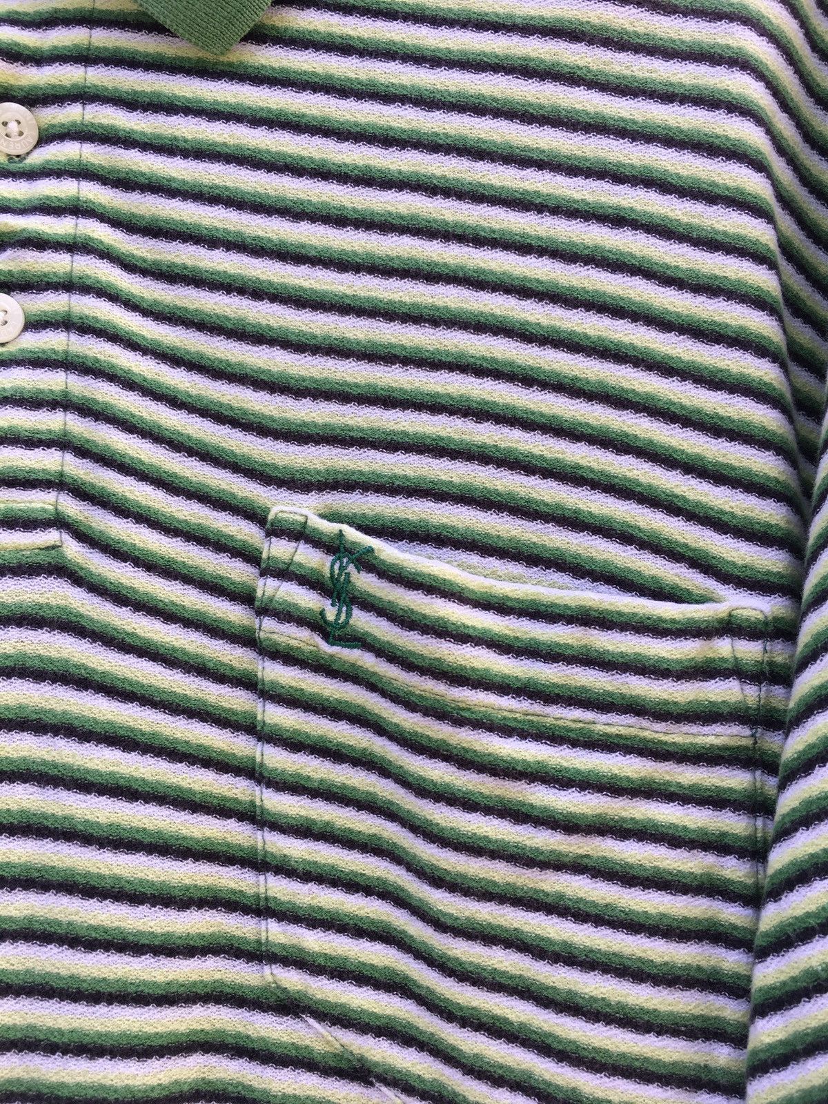 Yves Saint Laurent Vintage Yves Saint Laurent YSL Polo Logo Shirt Size US L / EU 52-54 / 3 - 6 Thumbnail